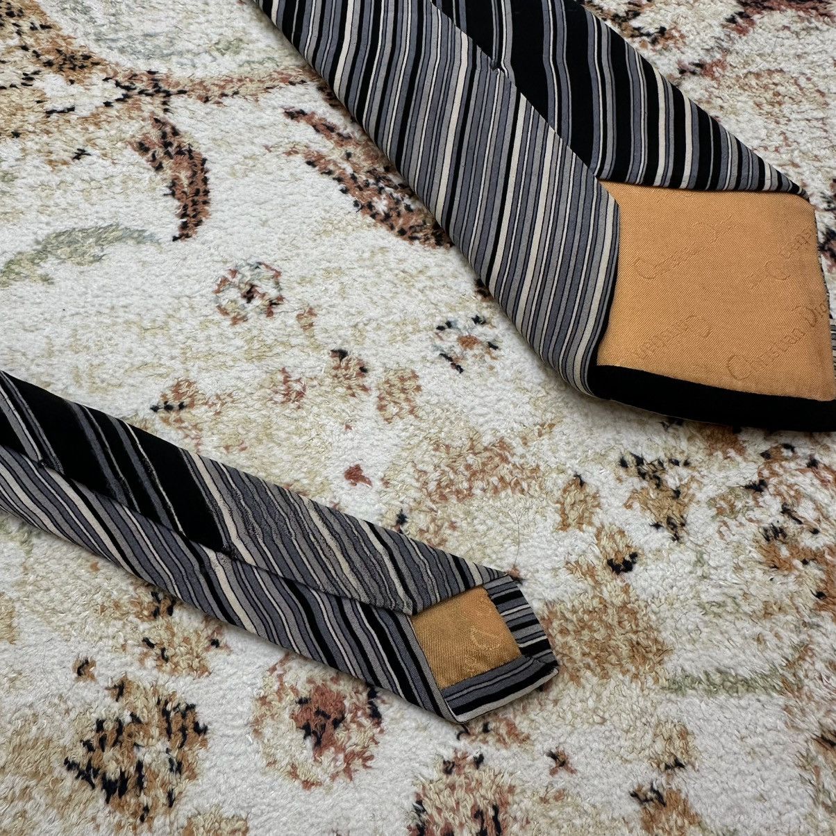 Christian Dior Monsieur Vintage Cristian Dior Monsieur Tie Pure Silk Luxury Streetwe Size ONE SIZE - 7 Thumbnail