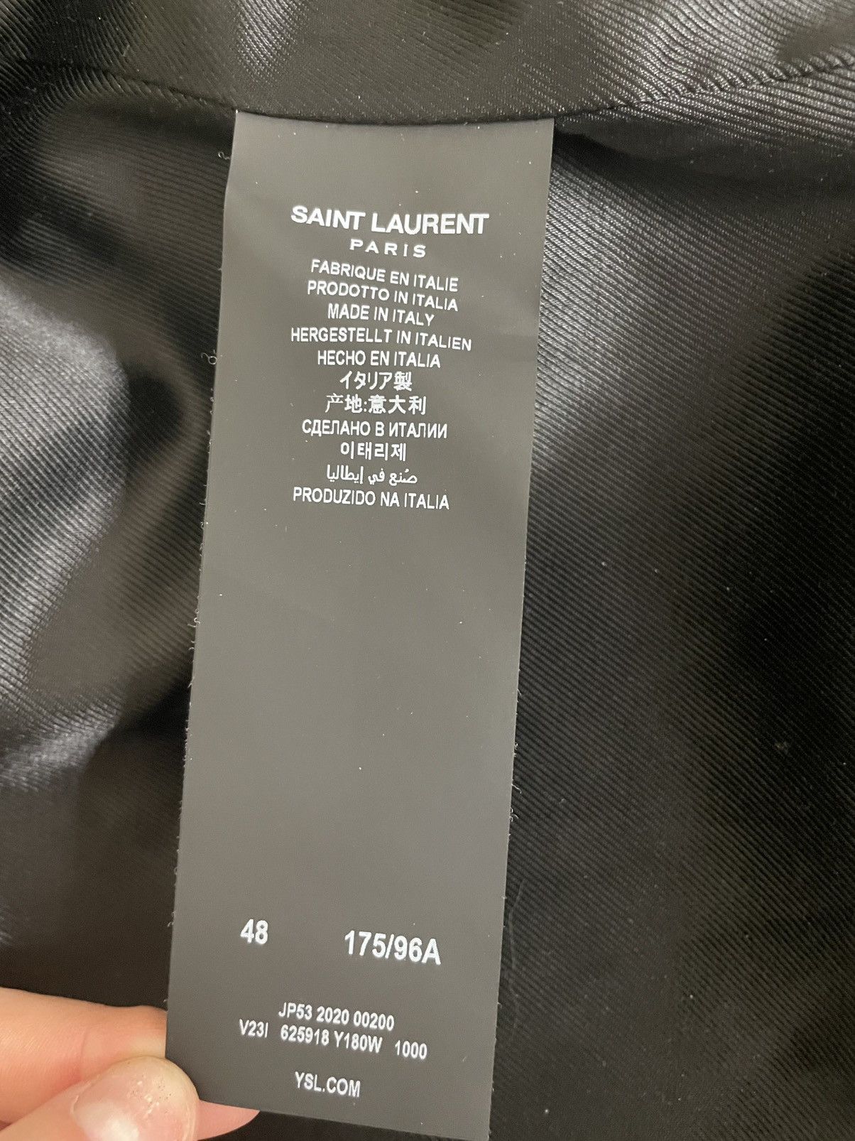 Saint Laurent Paris Saint Laurent TEDDY COLLEGE JACKET Size 48L - 4 Thumbnail