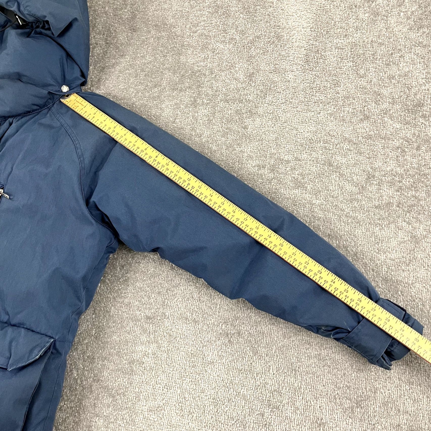 The North Face VINTAGE The North Face Jacket Mens Medium Blue Hooded Goose Down Puffer Coat USA Size US L / EU 52-54 / 3 - 6 Thumbnail