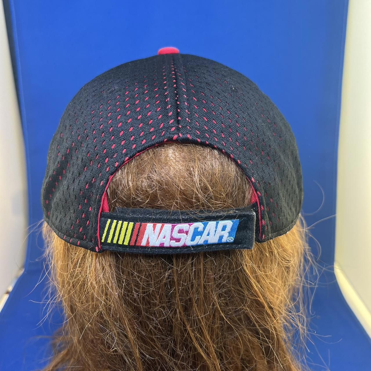 NASCAR × Vintage Chevrolet Racing Flames Cap - Black and Red NASCAR Hat Size ONE SIZE - 4 Thumbnail