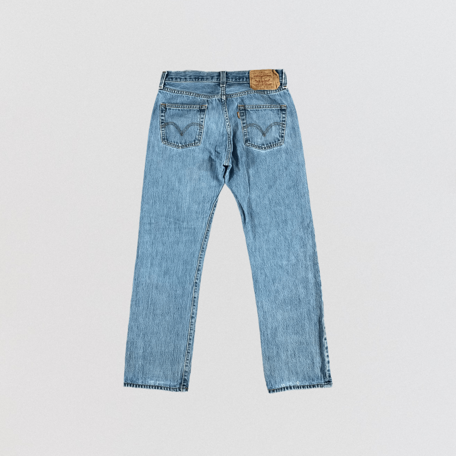 Levi's Vintage Blue Wash Levis 501 Jeans-JM3043 Size US 30 / EU 46 - 2 Thumbnail