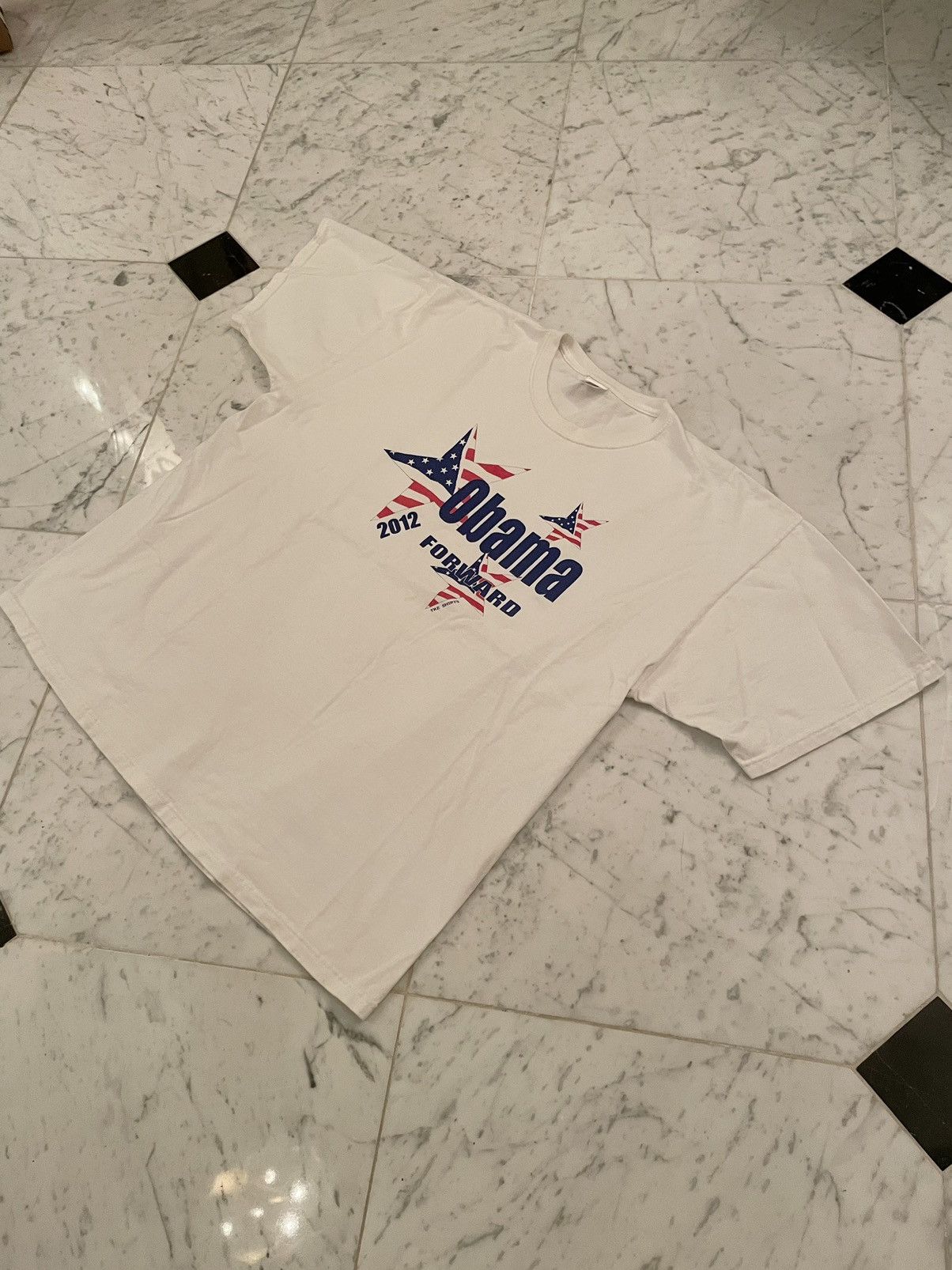 Vintage Vintage Barack Obama 2012 Forward Tee Size US XL / EU 56 / 4 - 1 Thumbnail
