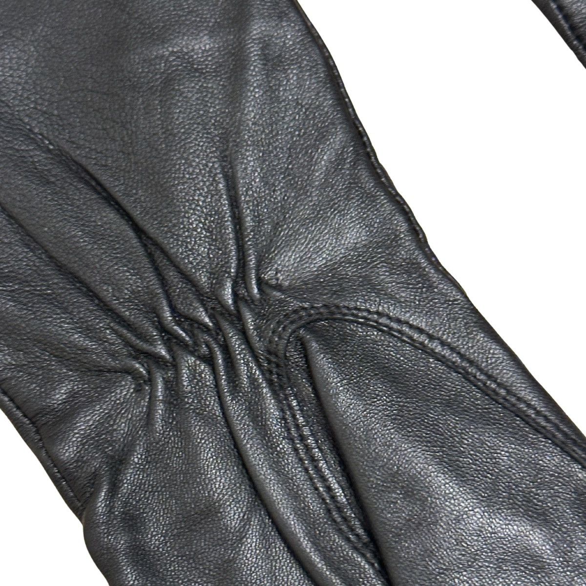 Other Women’s Long Leather Gloves S/M – Black Size ONE SIZE - 4 Thumbnail