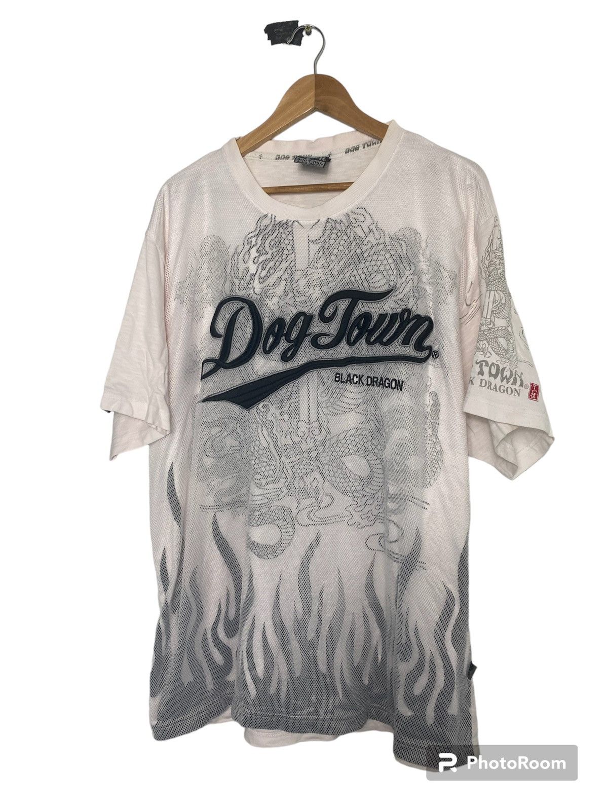 Rare Dogtown Double Layer Tshirt Flame
