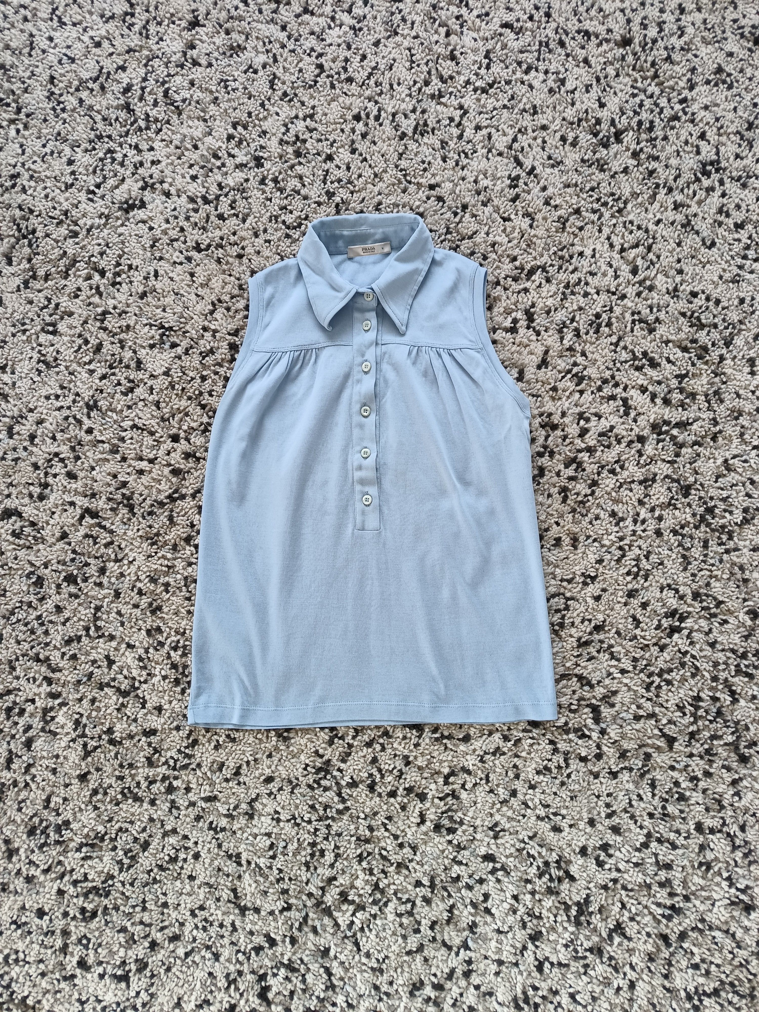 Prada Prada cotton sleeveless tank top vest Size M / US 6-8 / IT 42-44 - 1 Thumbnail