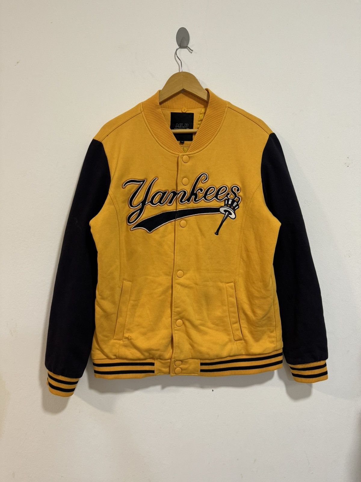 New York Yankees × Vintage Yankees Embroidery Big Logo Varsity Jacket Size US M / EU 48-50 / 2 - 1 Thumbnail