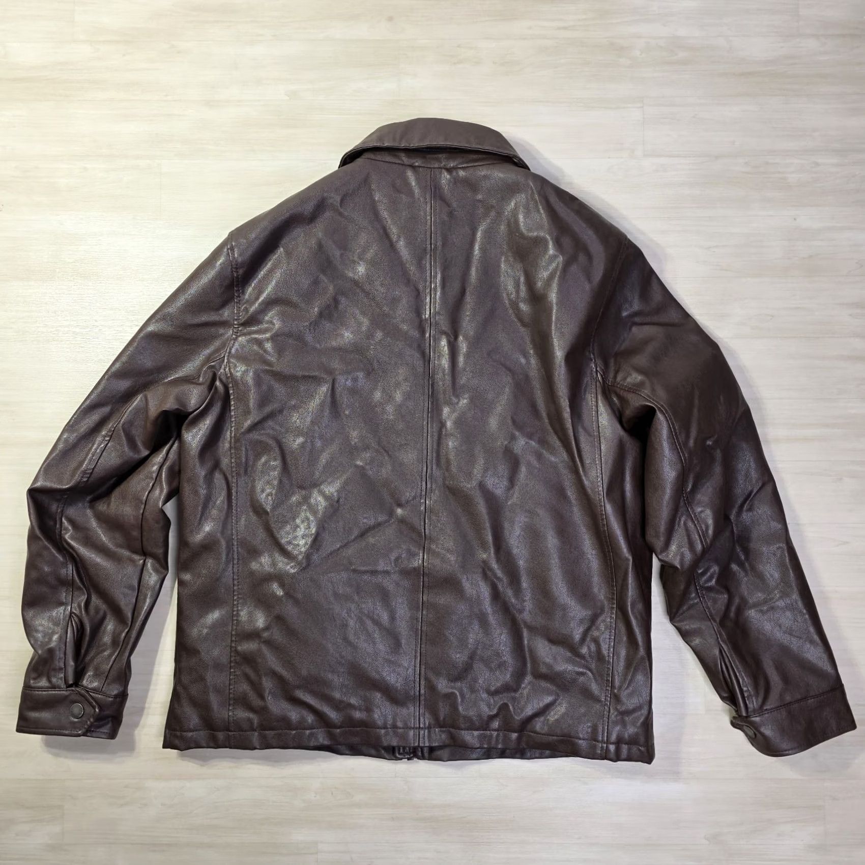 Dockers Dockers Mens James Faux Leather Jacket Brown Large Size US L / EU 52-54 / 3 - 2 Thumbnail