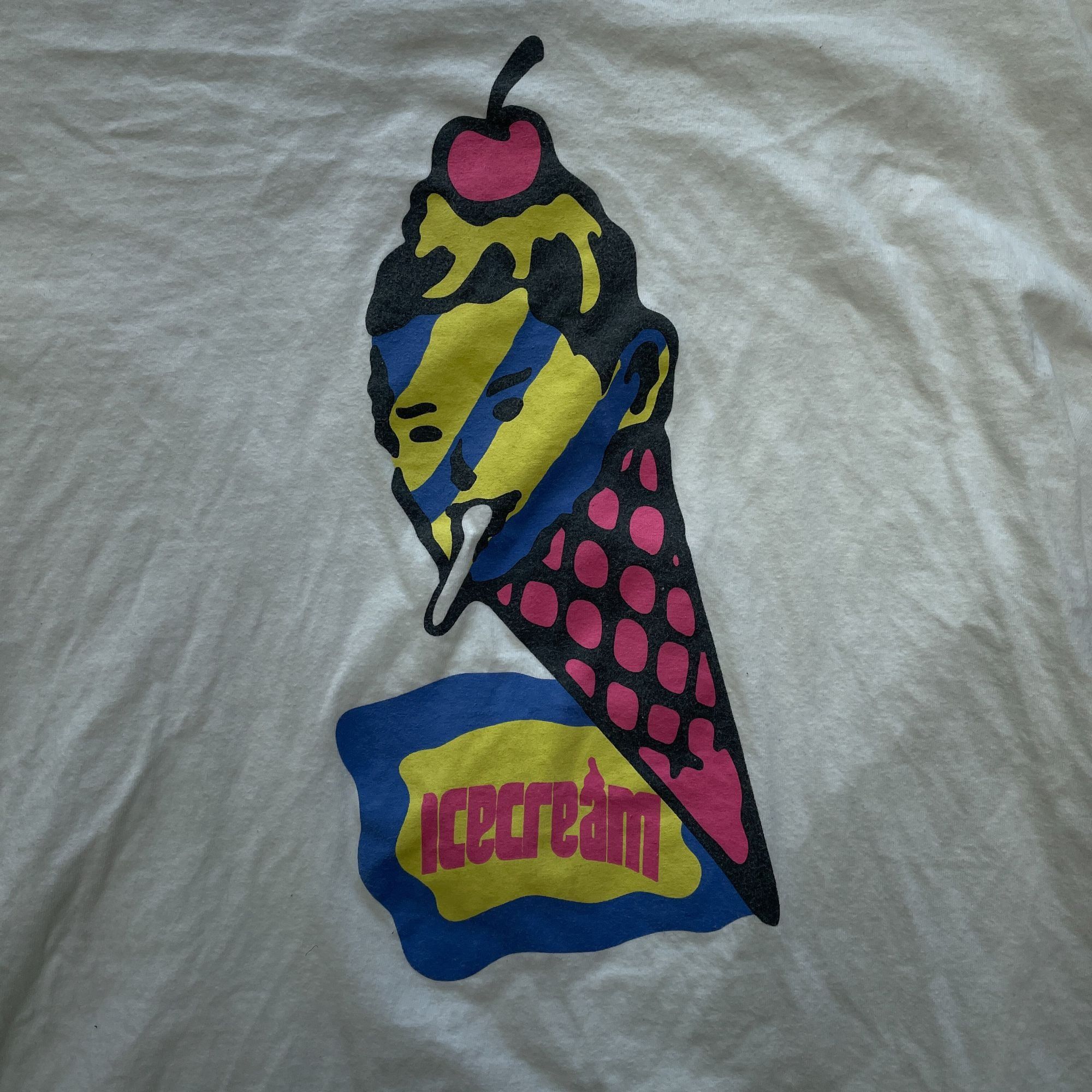 Icecream Pre-Owned Ice Cream Cone White T-Shirt - Size Large Size US L / EU 52-54 / 3 - 2 Thumbnail