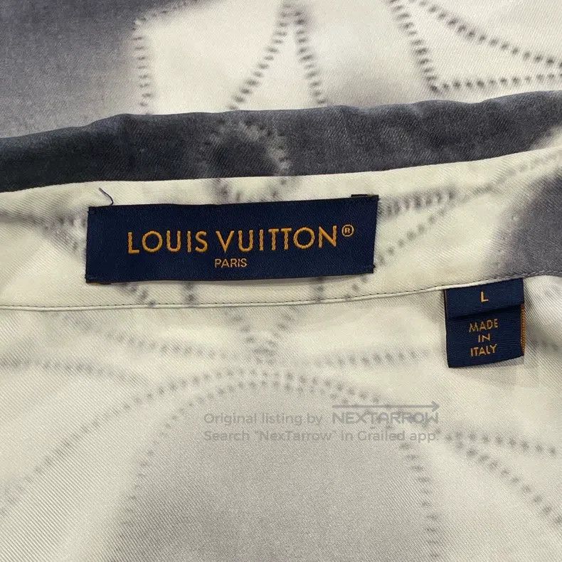 Louis Vuitton Louis Vuitton Gradient Logo Full Print Short Sleeve Shirt Size US L / EU 52-54 / 3 - 5 Thumbnail