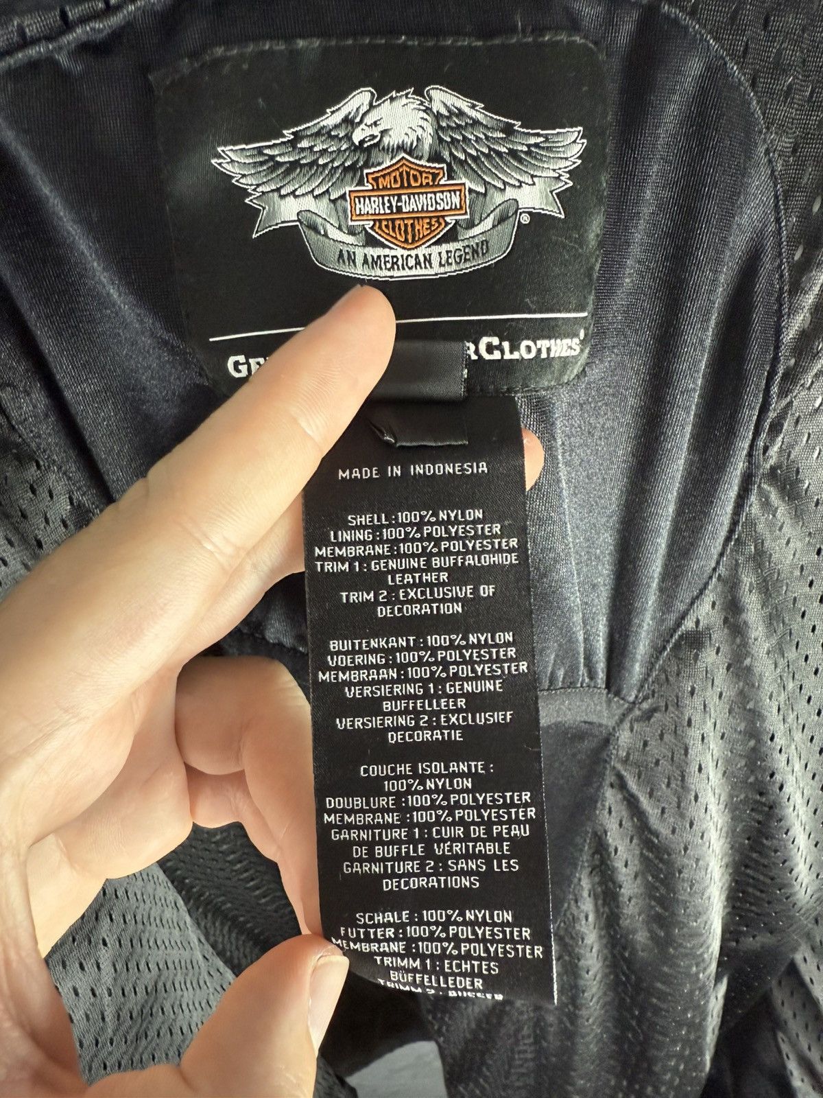 Harley Davidson Harley Davidson Authority Leanther Textile Jacket Body Armor Size US XL / EU 56 / 4 - 18 Thumbnail
