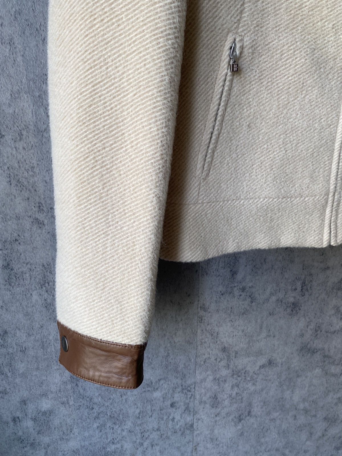 Harrods Harrods Wool Leather Zipper Jacket Size US S / EU 44-46 / 1 - 5 Thumbnail