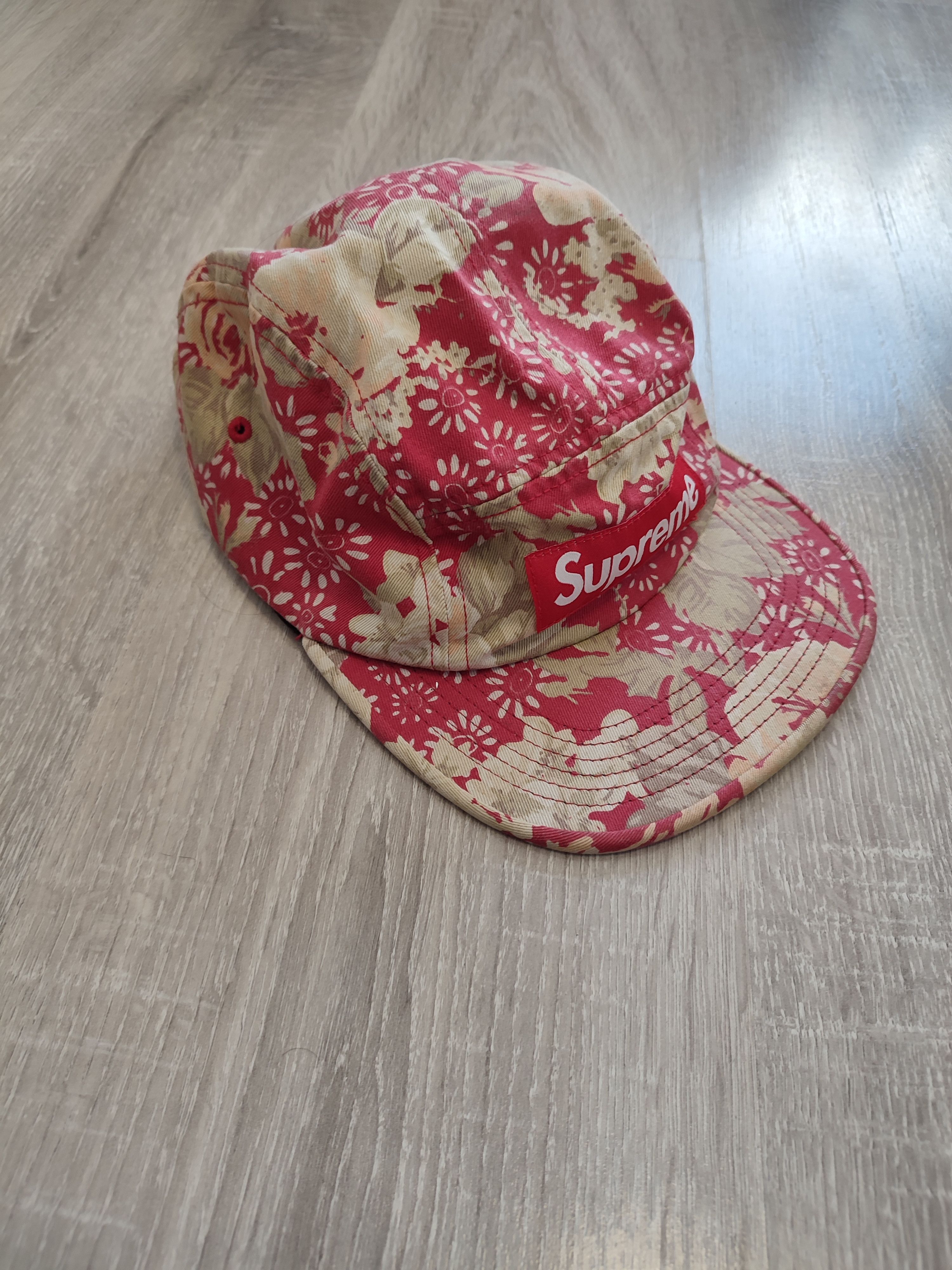 Supreme Supreme Camp Cap Hat 5-Panel BOGO Box Logo Rare Floral Size ONE SIZE - 3 Thumbnail