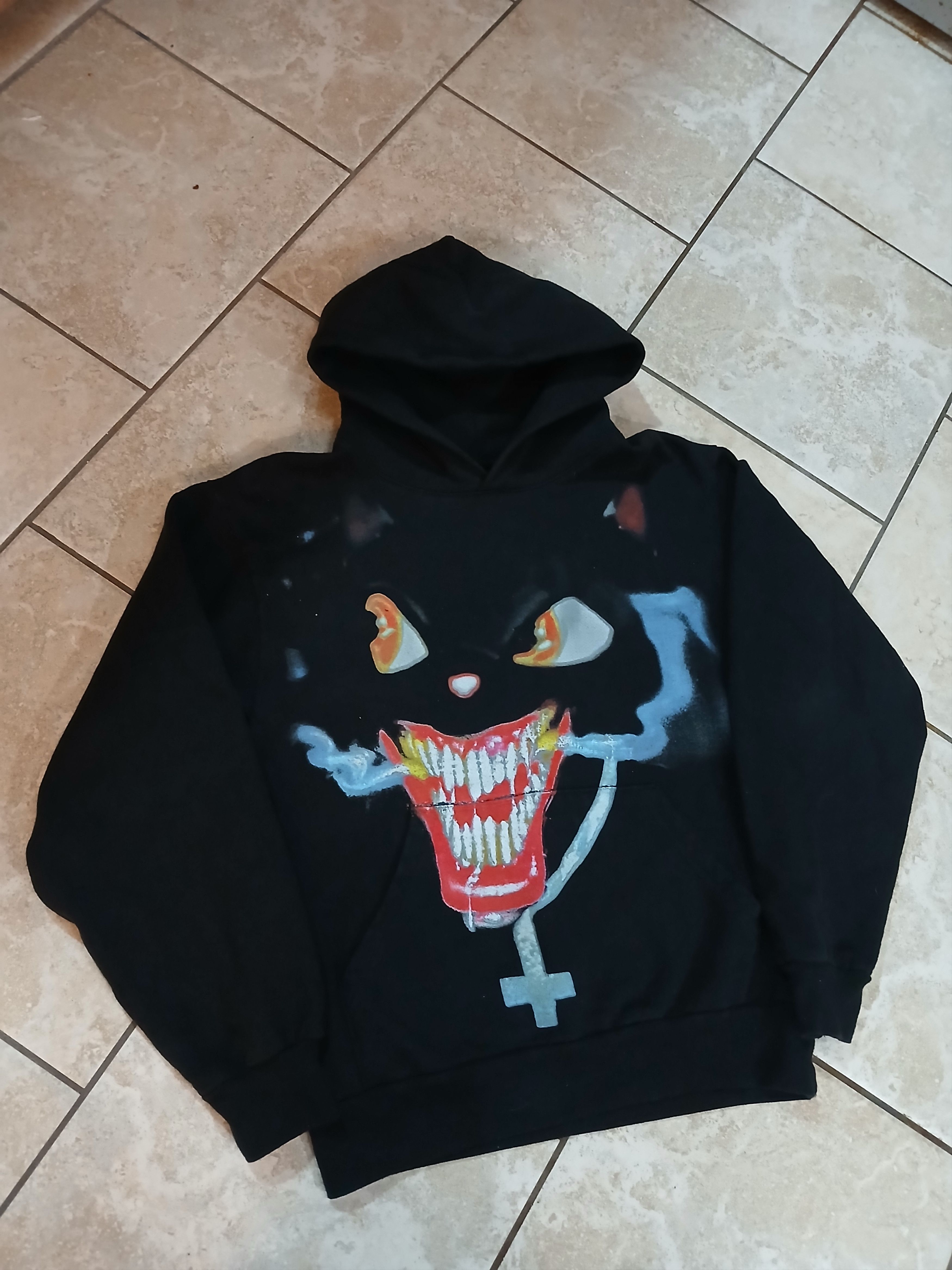 Destroy Lonely S - Destroy Lonely No Stylist Tour Cat Hoodie Size US S / EU 44-46 / 1 - 2 Thumbnail