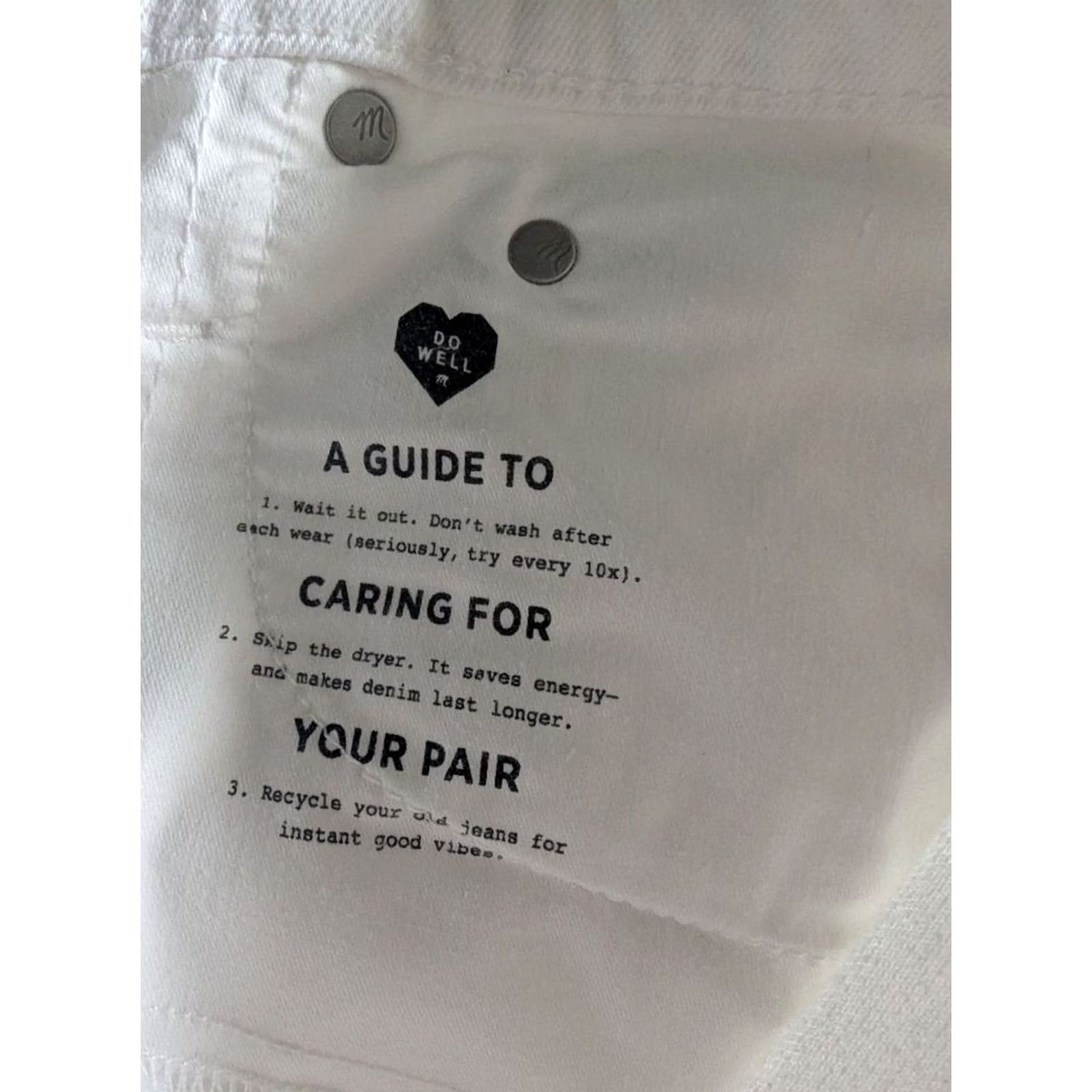 Madewell Madewell High-Rise Denim Shorts - White - 31 - Raw Hem Size 24" / US 00 / IT 34 - 3 Thumbnail