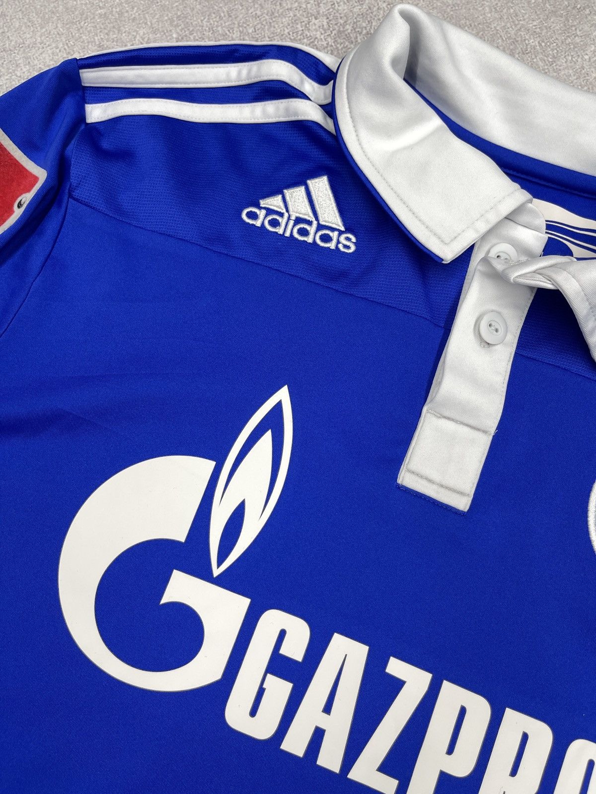 Adidas Adidas Schalke Pukki 20 Bundes Liga Polo Longsleeve Jersey Size US S / EU 44-46 / 1 - 5 Thumbnail