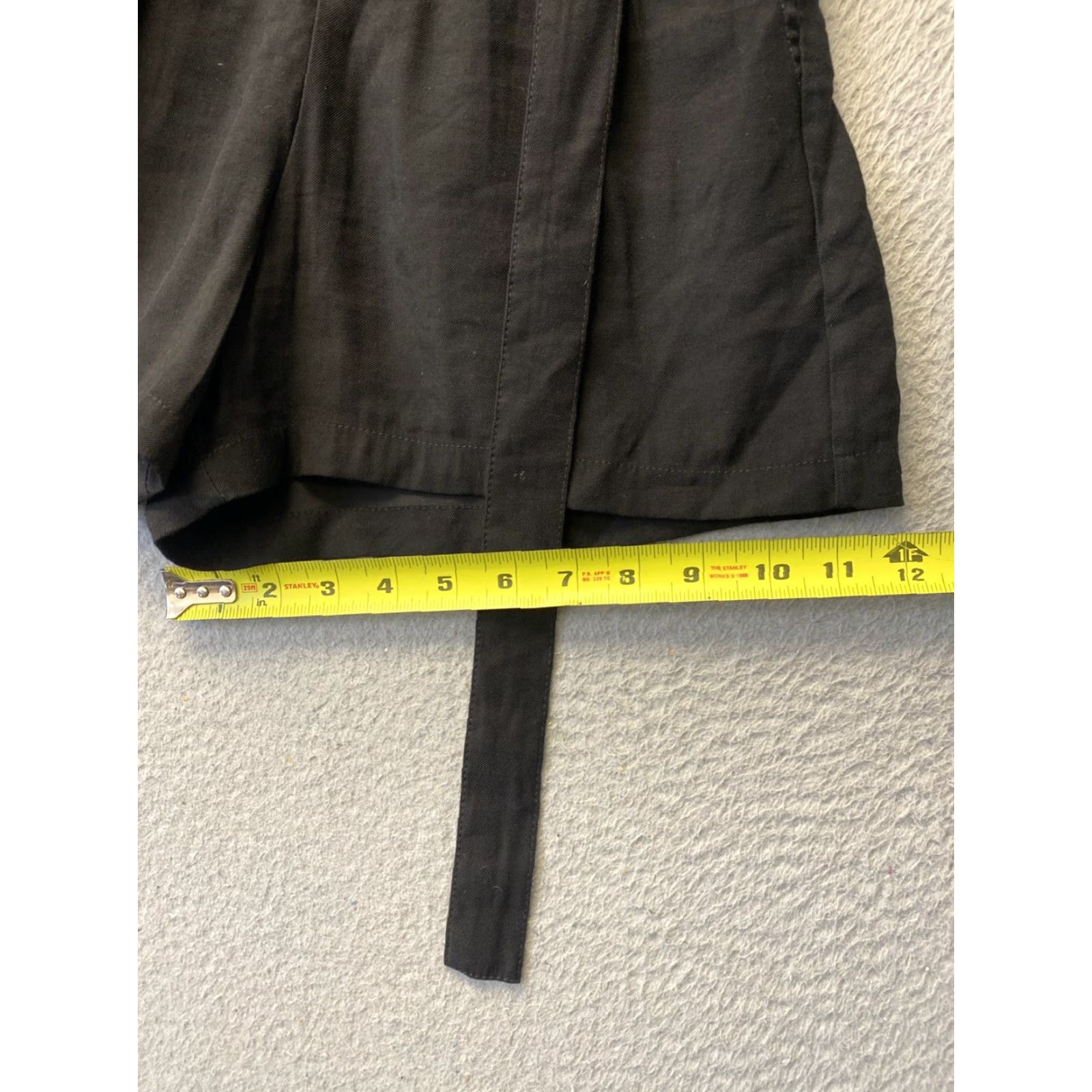 Vintage Amisu Women Shorts Size 8 Black / 120-36 Size 30" / US 8 / IT 44 - 6 Thumbnail