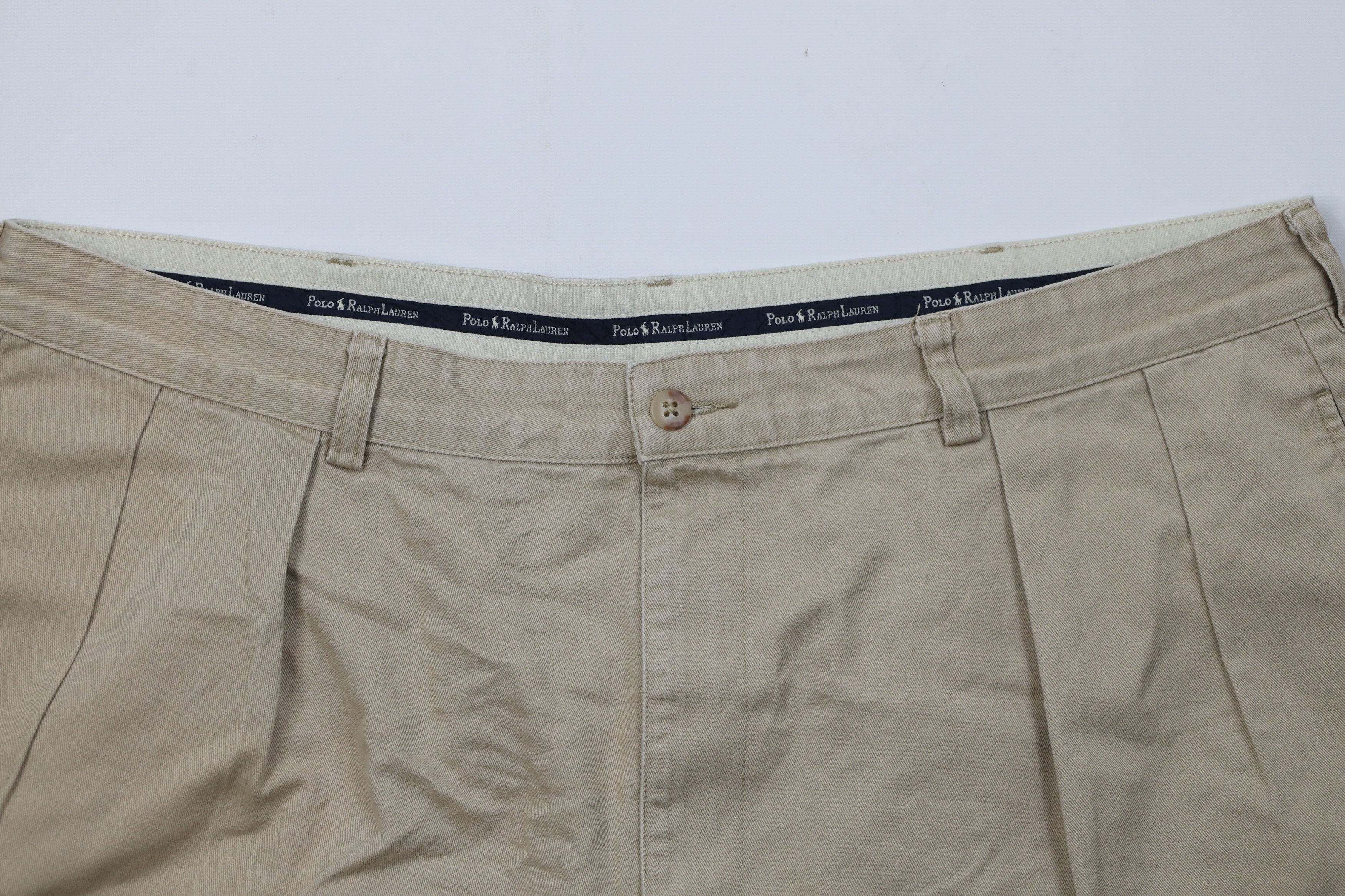 Ralph Lauren Vintage 90s Ralph Lauren Above Knee Chino Shorts Cotton Size US 40 / EU 56 - 2 Thumbnail