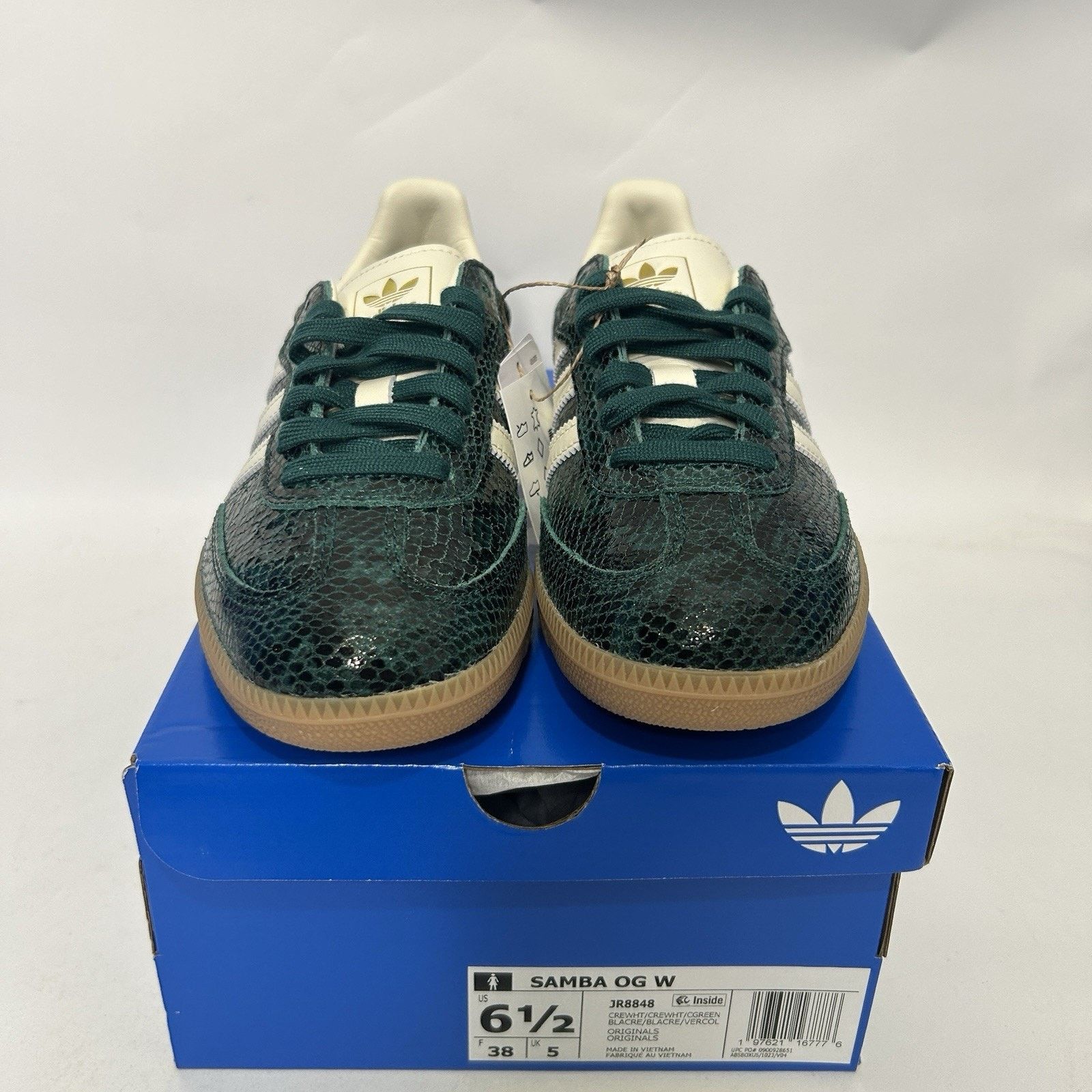 Adidas adidas Samba OG Snakeskin Pack - “Collegiate Green” JR8848 Size US 6.5 / IT 36.5 - 2 Thumbnail