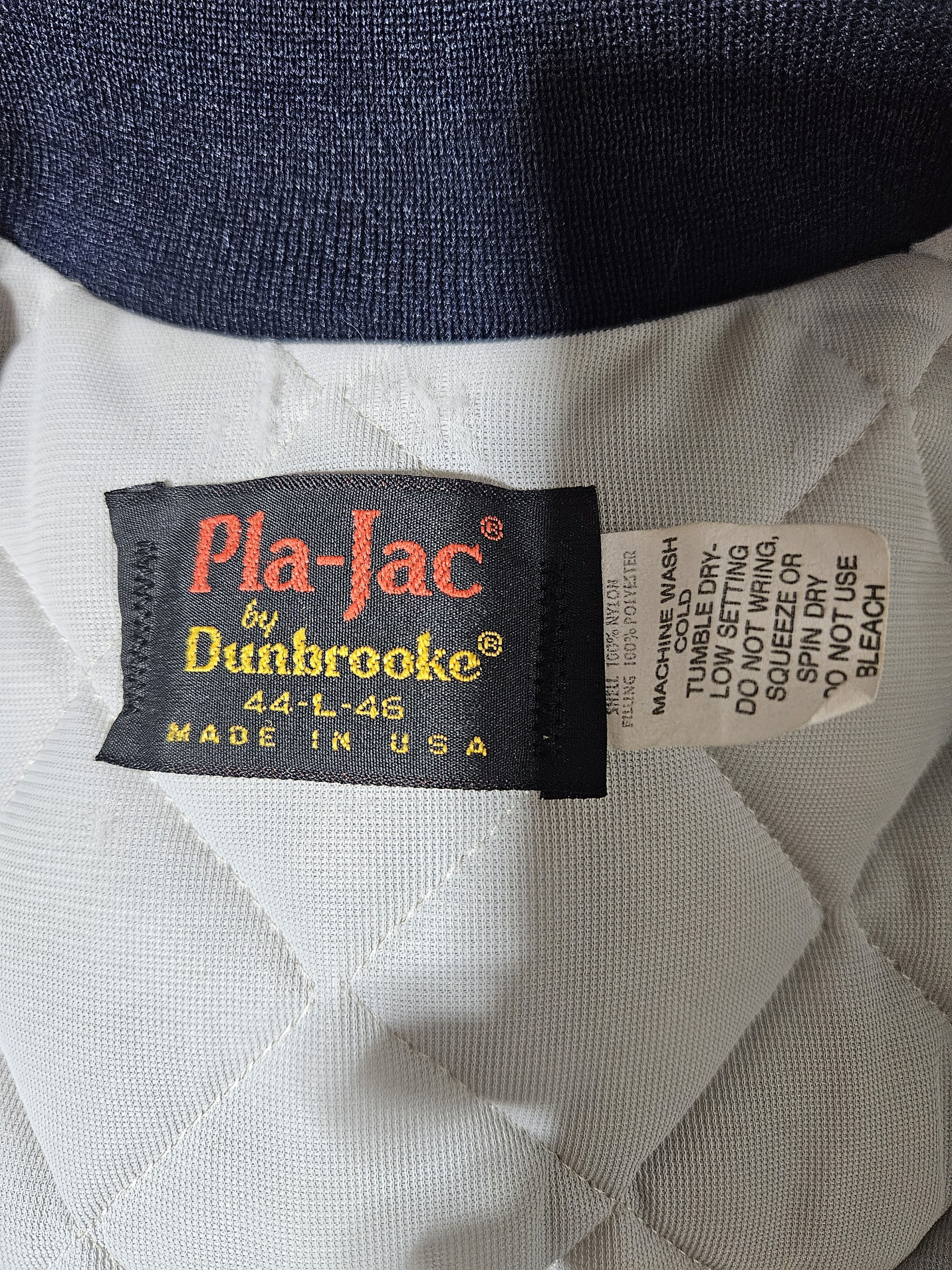 Dunbrooke 90s Pla-Jac Dunbrook DEL Monte PACE Satin Bomber Sz L Jacket Size US L / EU 52-54 / 3 - 9 Thumbnail