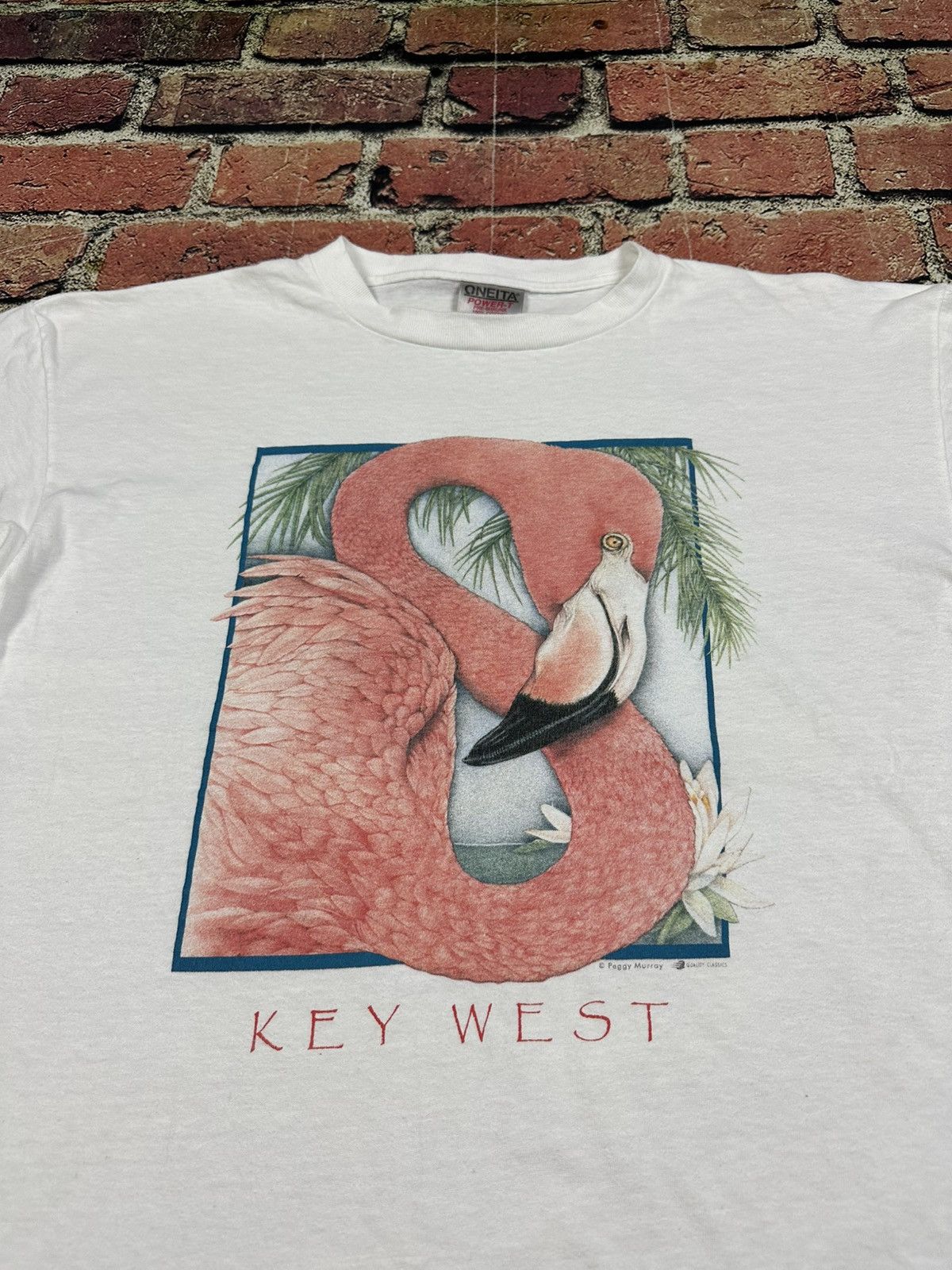 Other Vintage 90s Flamingos Key West Florida Single Stitch T-Shirt Size US L / EU 52-54 / 3 - 5 Thumbnail