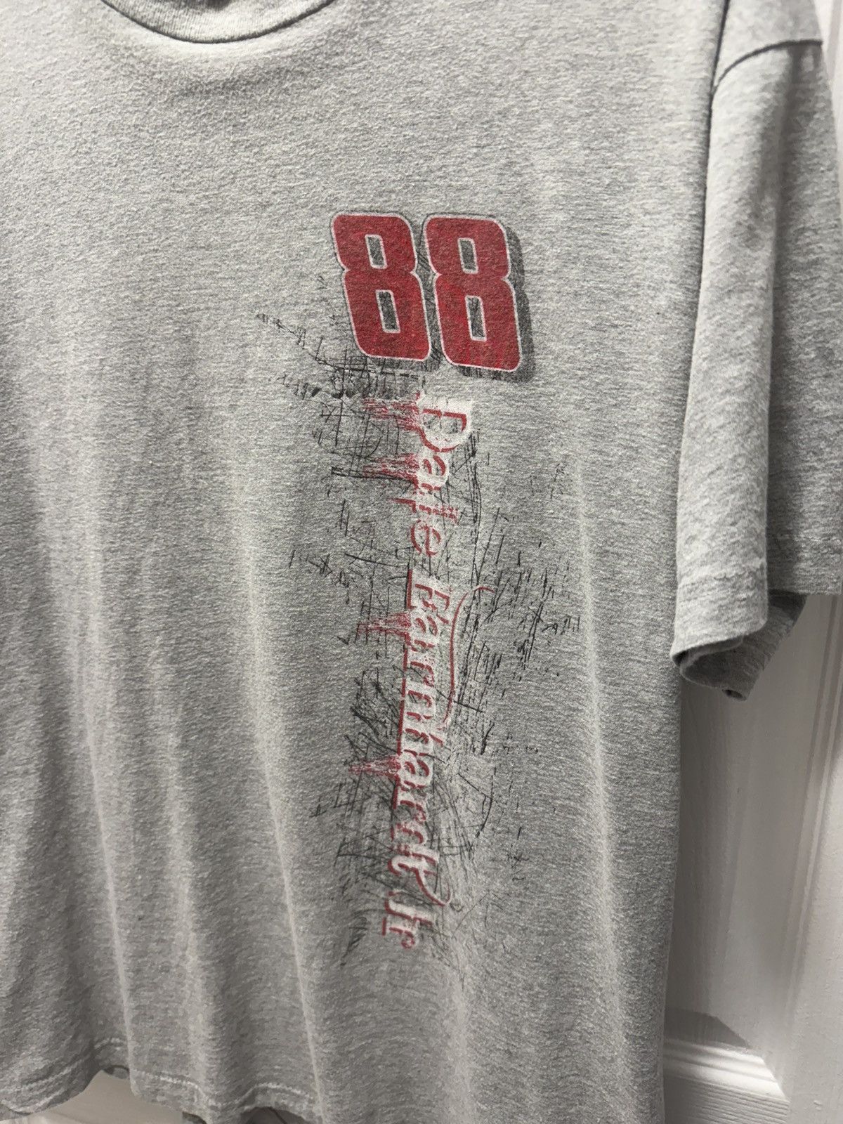 NASCAR × Vintage NASCAR Dale Earnhardt Vintage 88 Racing Shirt Grey Size US XL / EU 56 / 4 - 3 Thumbnail