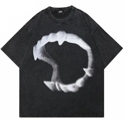 VIBE Vampire Bites Design Graphic Tees Size US XL / EU 56 / 4 - 7 Thumbnail