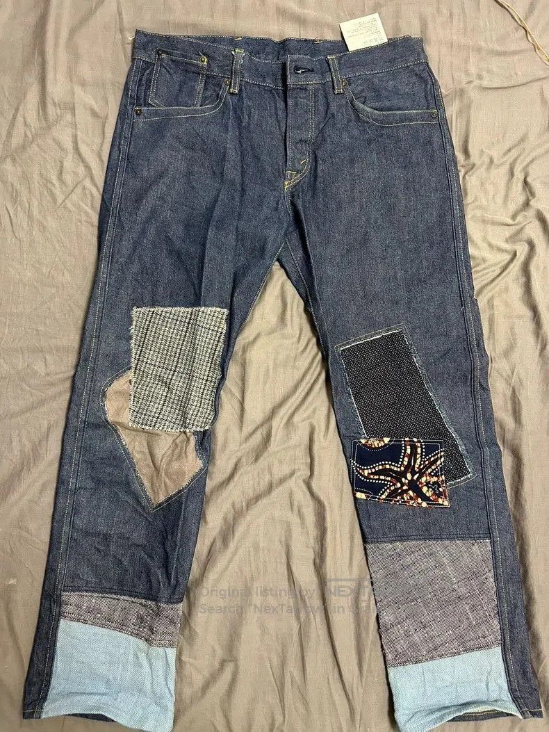 Junya Watanabe Junya Watanabe Comme Des Garcons Patchwork Jeans. Size US 34 / EU 50 - 1 Thumbnail