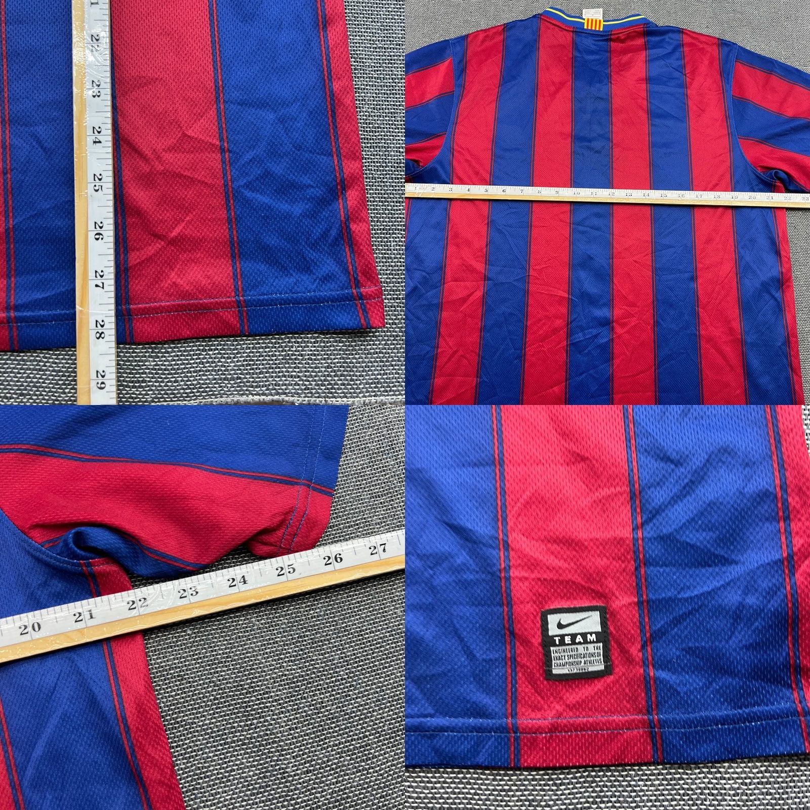 Nike Nike Barcelona 2009 2010 Home Football Jersey Mens Large Shirt Size US L / EU 52-54 / 3 - 8 Thumbnail