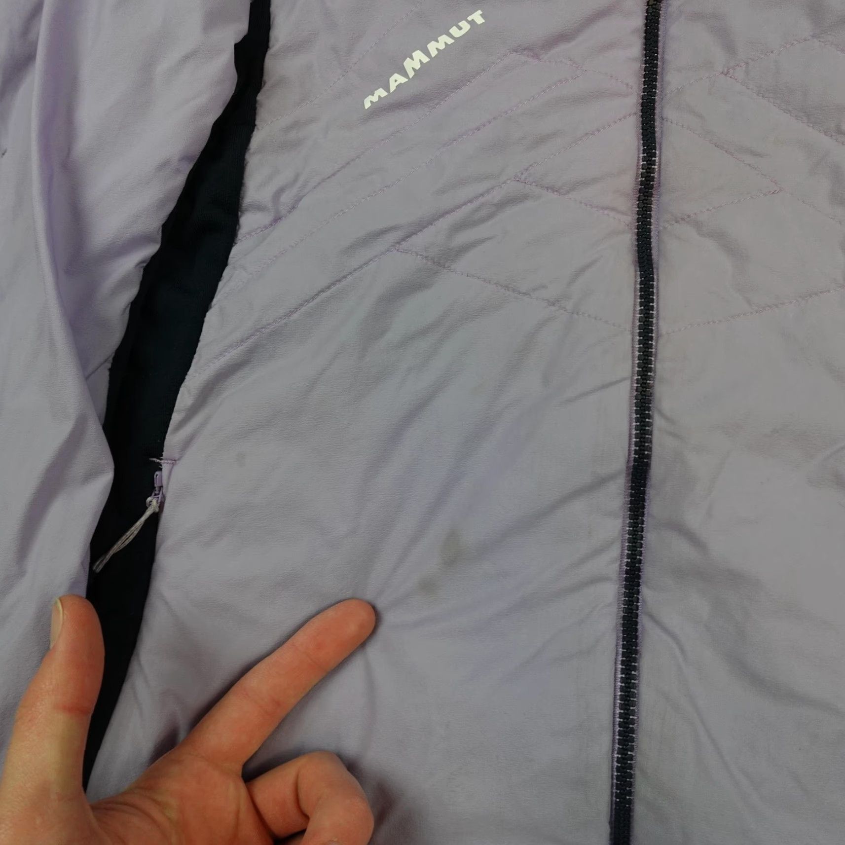 Mammut Mammut Jacket Womens M Purple Hooded Insulated Softshell Full Zip Hiking Size M / US 6-8 / IT 42-44 - 3 Thumbnail