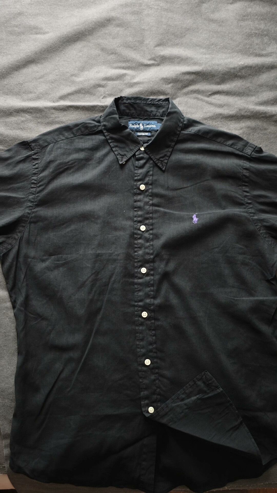 Polo Ralph Lauren Vintage Ralph Lauren Cotton Linen Shirt Size US M / EU 48-50 / 2 - 1 Thumbnail