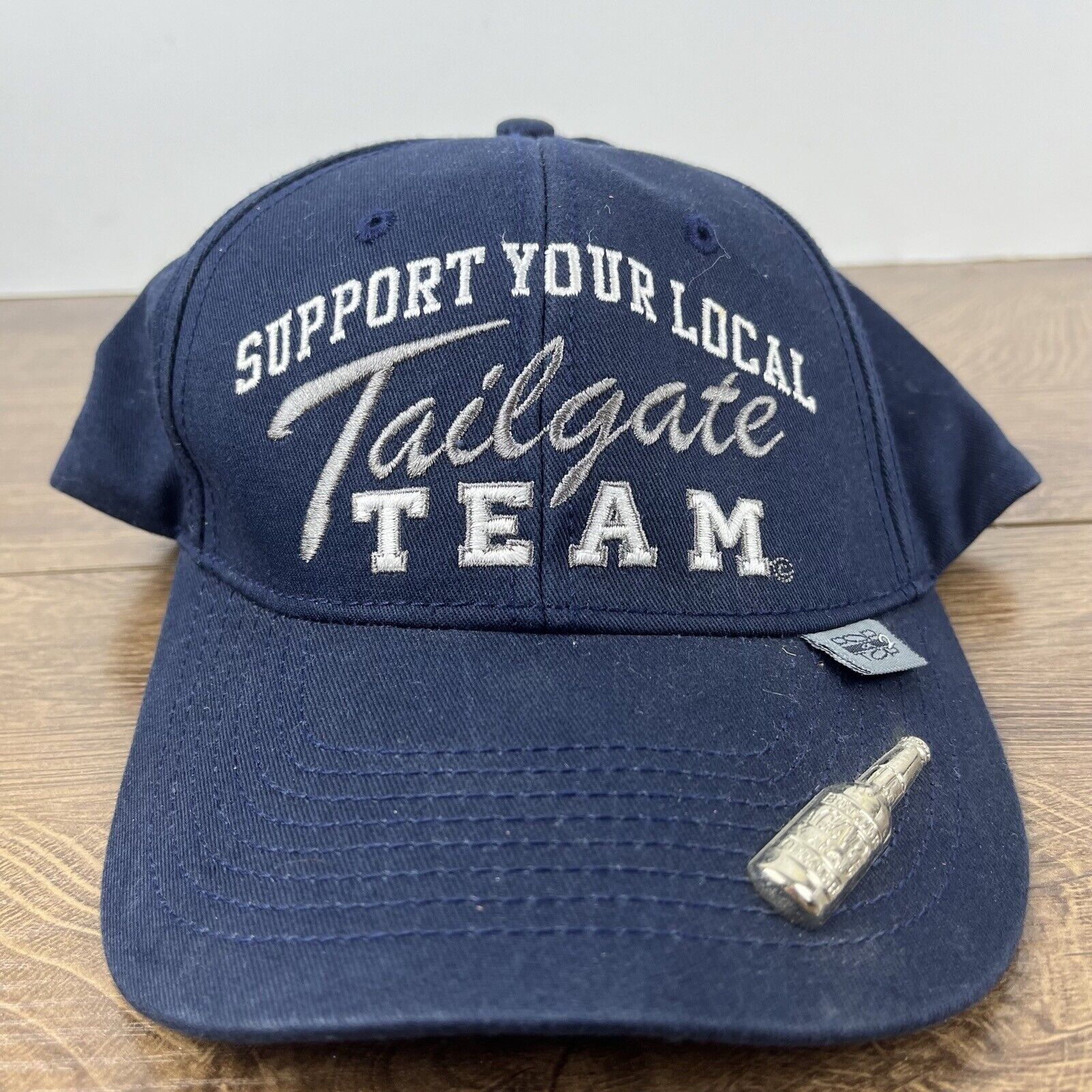 Other Tailgate Team Hat Support your Tailgate Blue Adjustable Hat Size ONE SIZE - 2 Thumbnail
