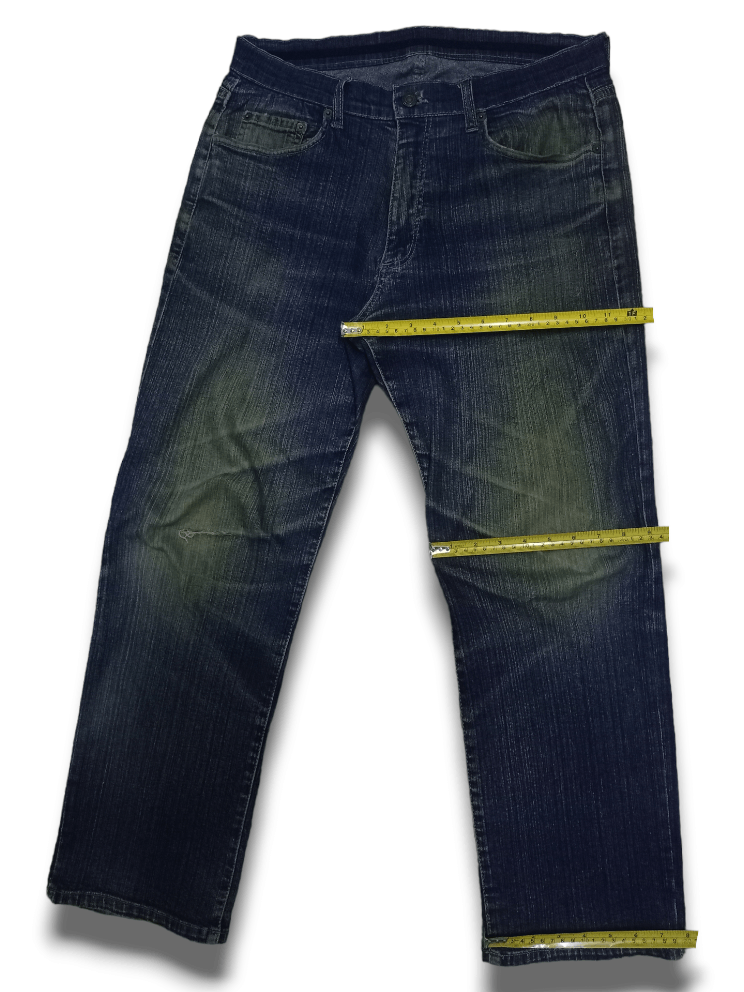 Japanese Brand Vintage Japanese Brand Mud Wash Loose Denim Pants Size US 32 / EU 48 - 10 Thumbnail