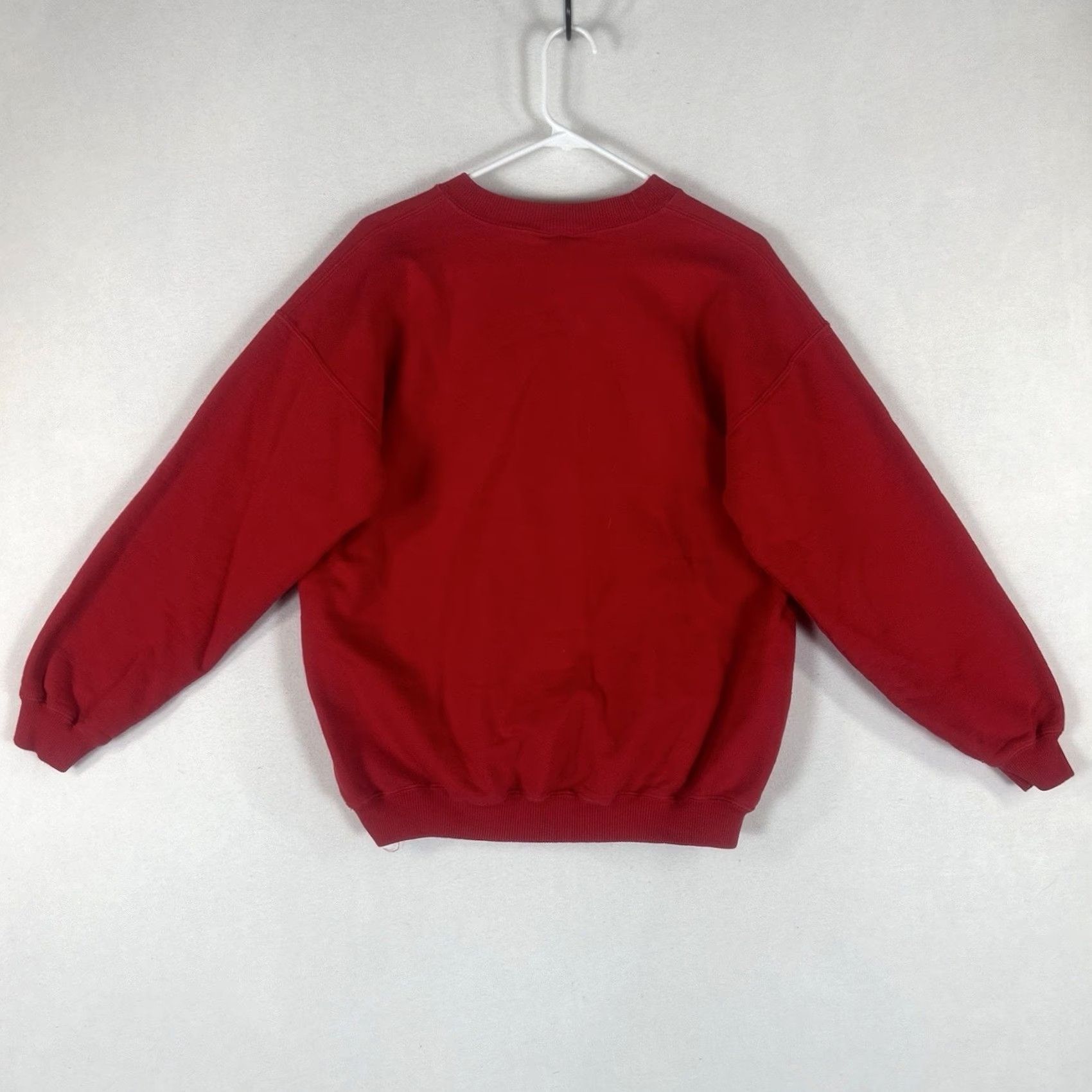 Gildan VINTAGE University of Wisconsin Badgers Sweatshirt Mens Large Red Size US L / EU 52-54 / 3 - 7 Thumbnail