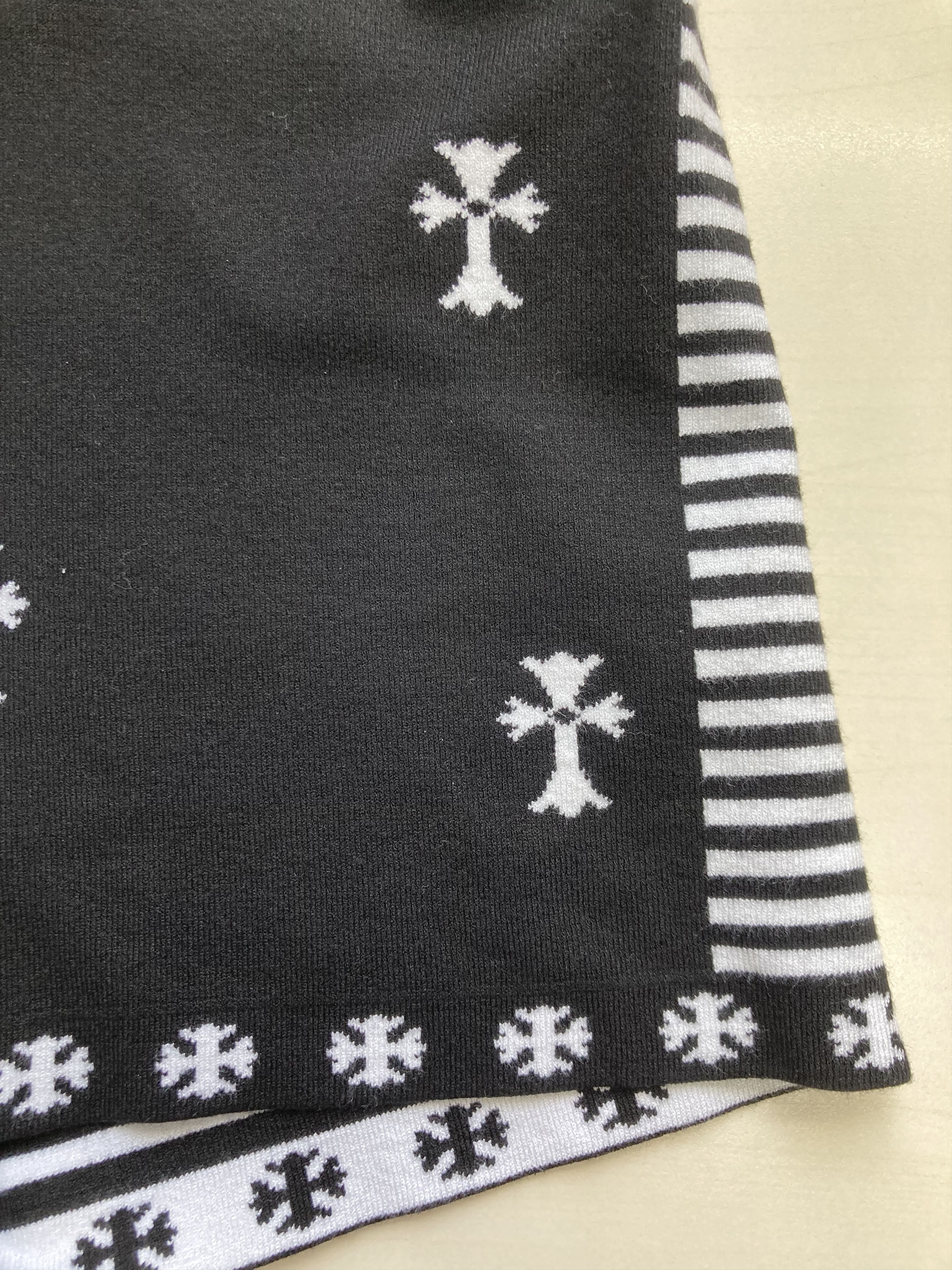 Chrome Hearts Chrome Hearts Striped Cross Stitching Drawstring Shorts Size 29" - 4 Thumbnail