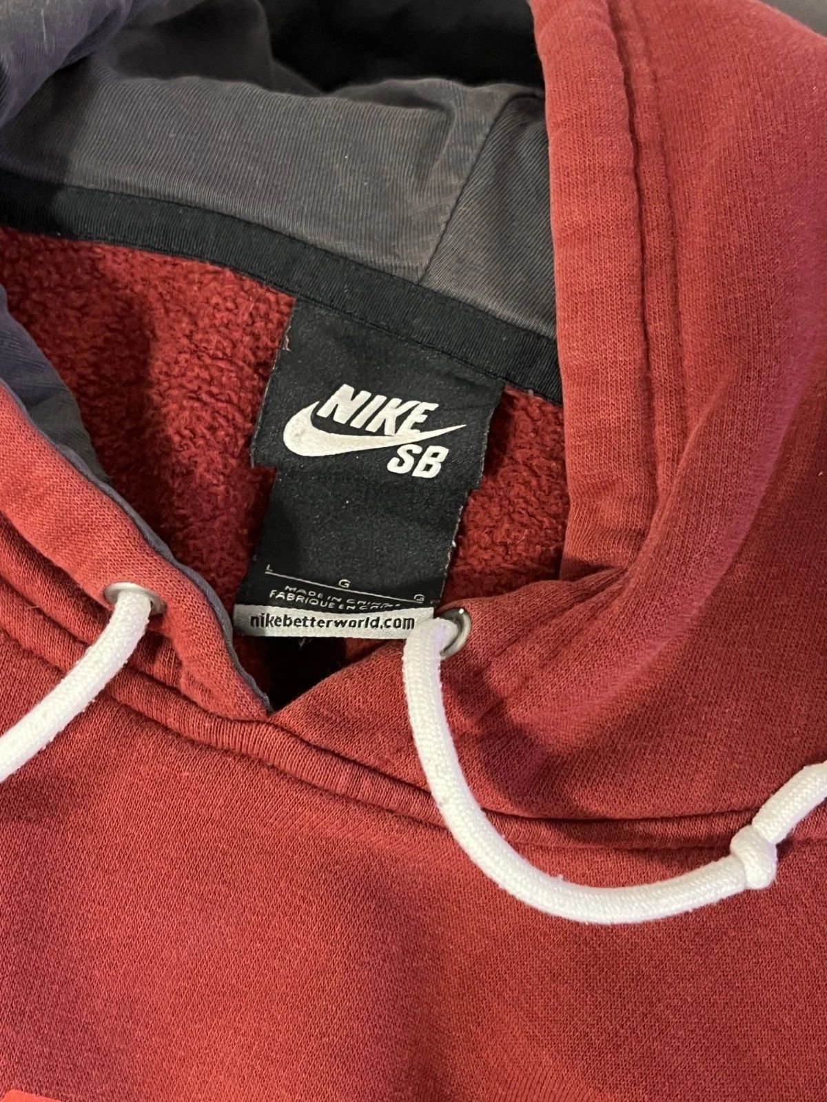 Nike SB Vintage Nike SB Pullover Hoodie (Early-Late 2010's) Size US L / EU 52-54 / 3 - 3 Thumbnail