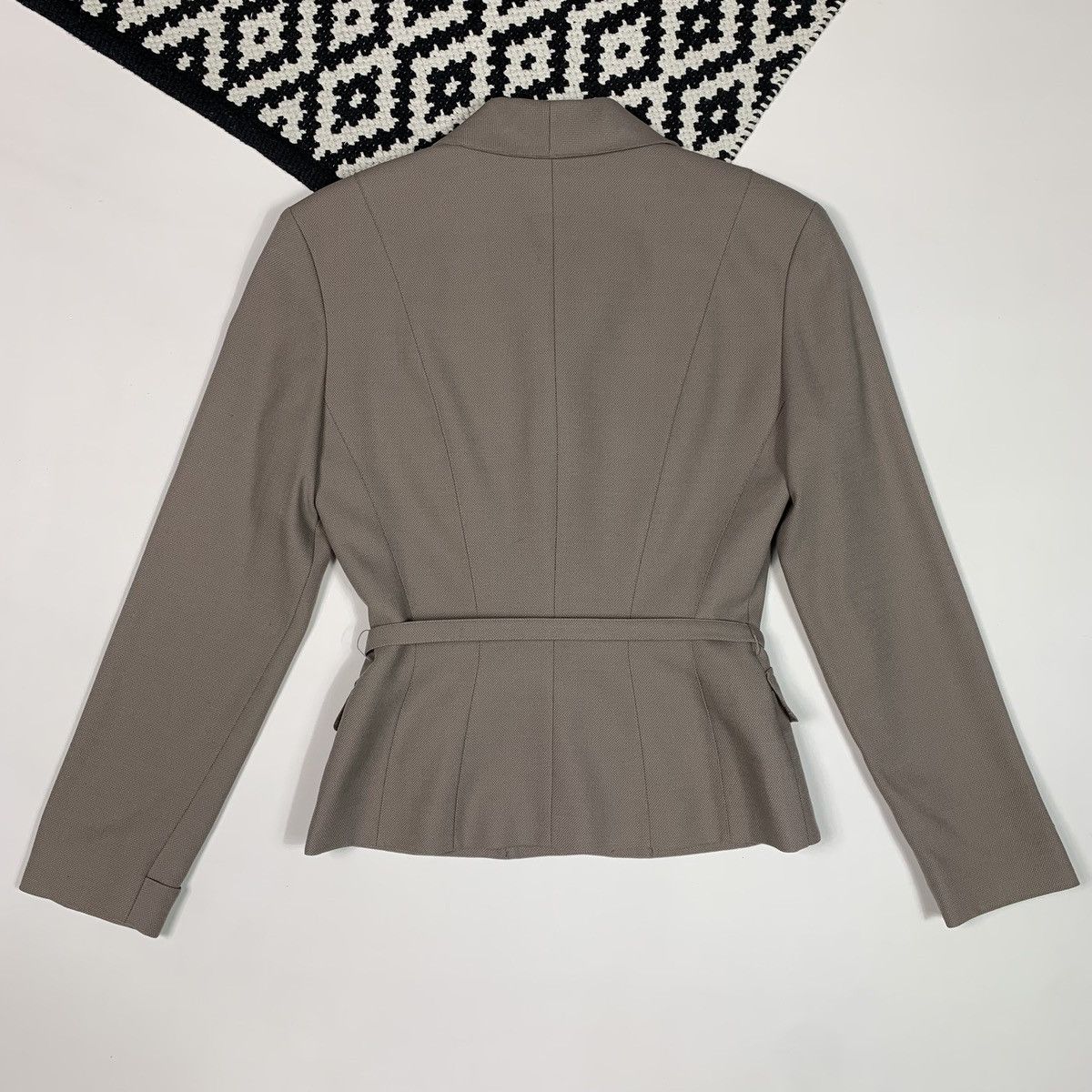 Mugler 90s Thierry Mugler Trouser Pant Suit With belt Beige Size 36 Size S / US 4 / IT 40 - 13 Thumbnail