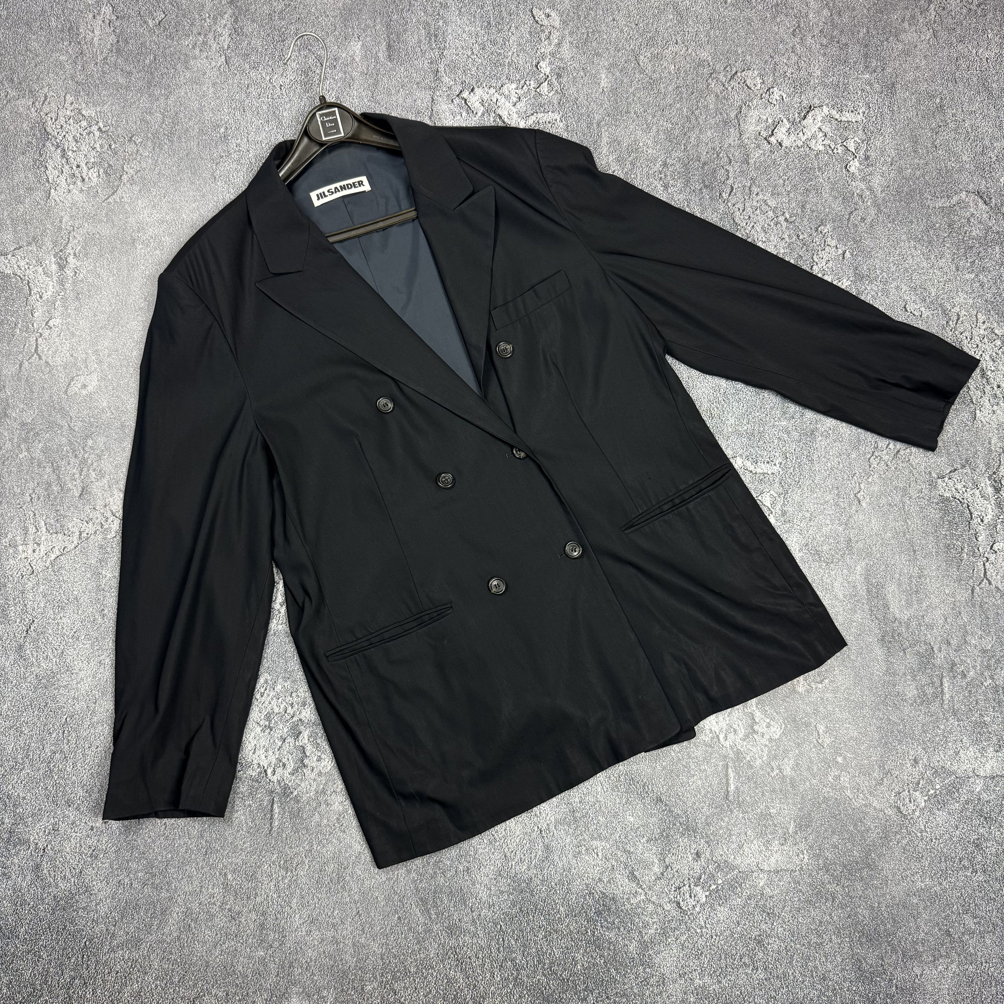 Jil Sander Jil Sander Blazer Size 42 Black Size 42R - 1 Thumbnail