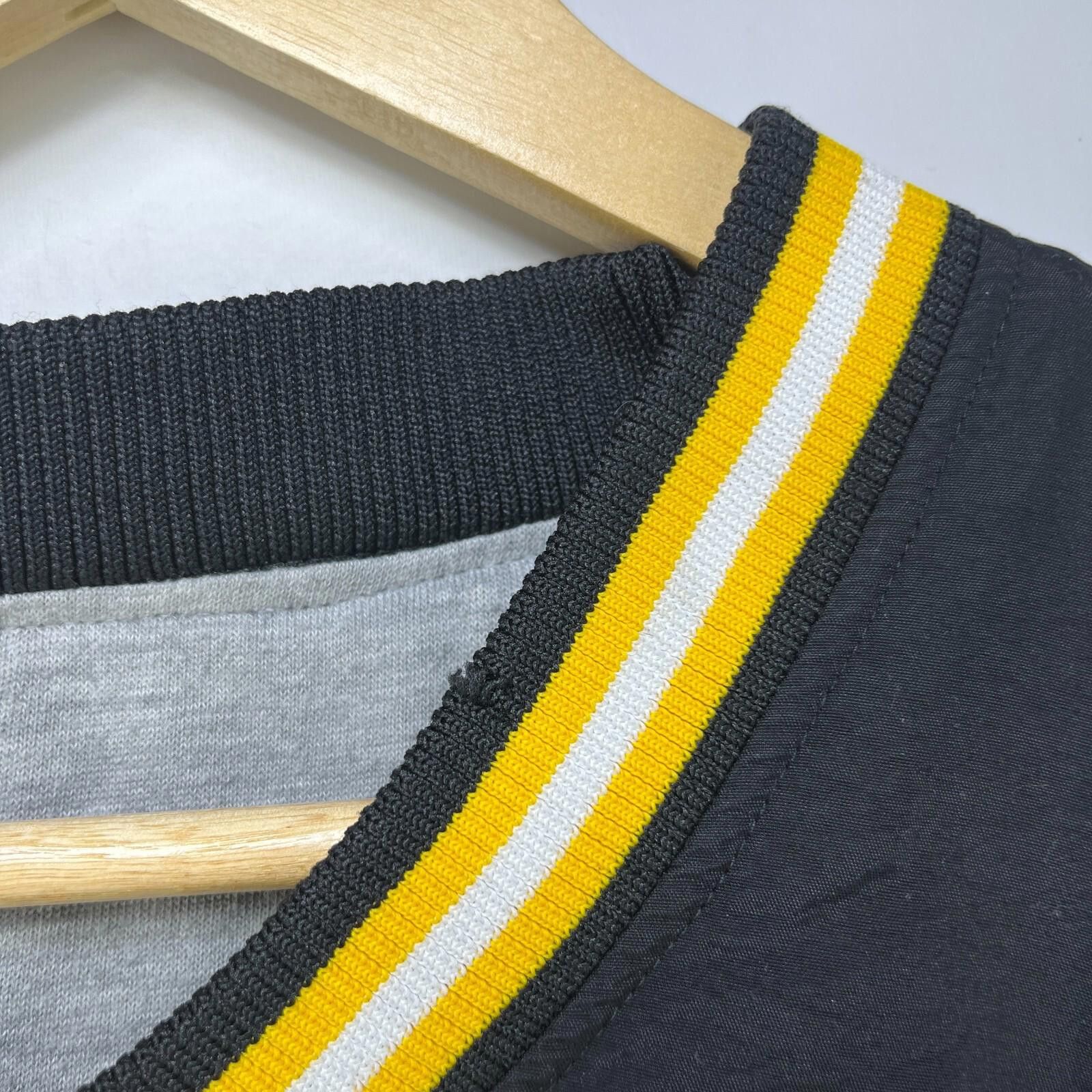 Starter Vintage 90s Starter Pittsburgh Steelers Pullover Jacket Size ONE SIZE - 10 Thumbnail