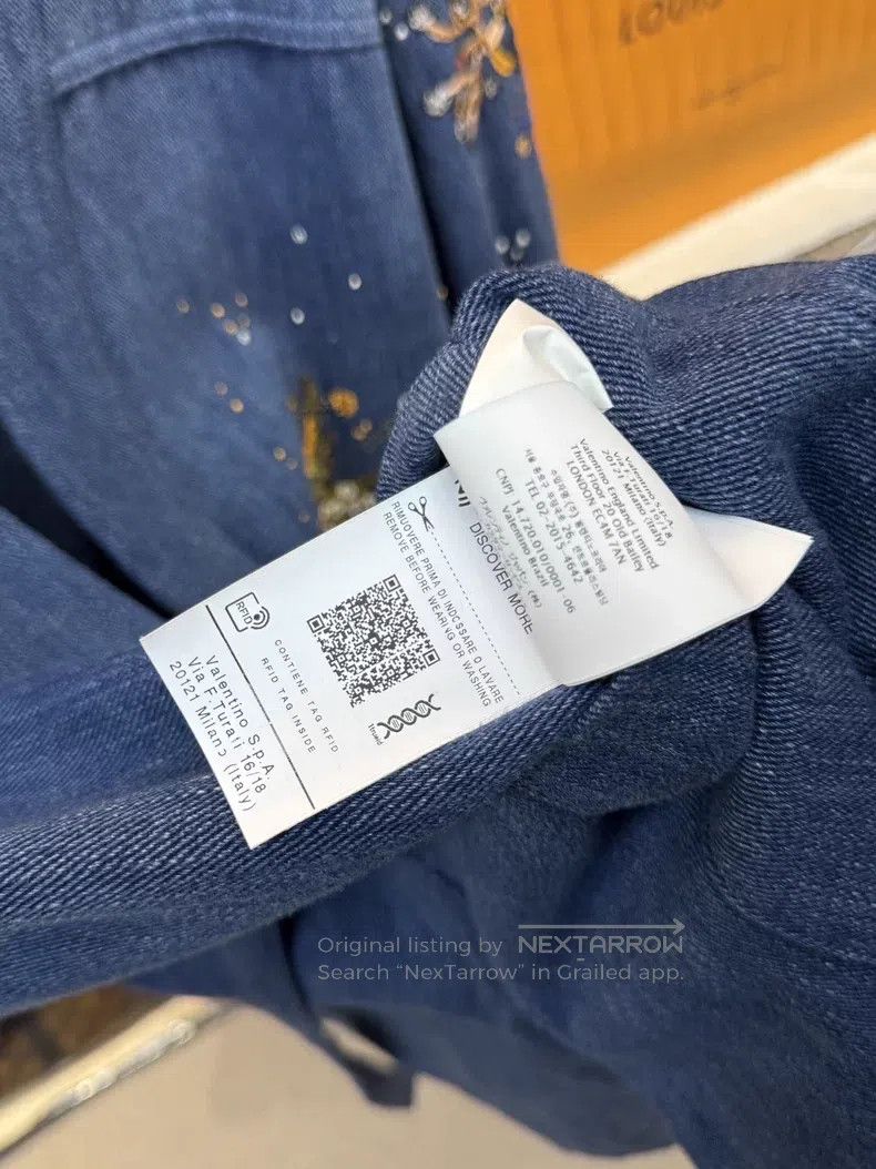 Valentino Valentino Heavy denim robe jacket Size L / US 10 / IT 46 - 7 Thumbnail