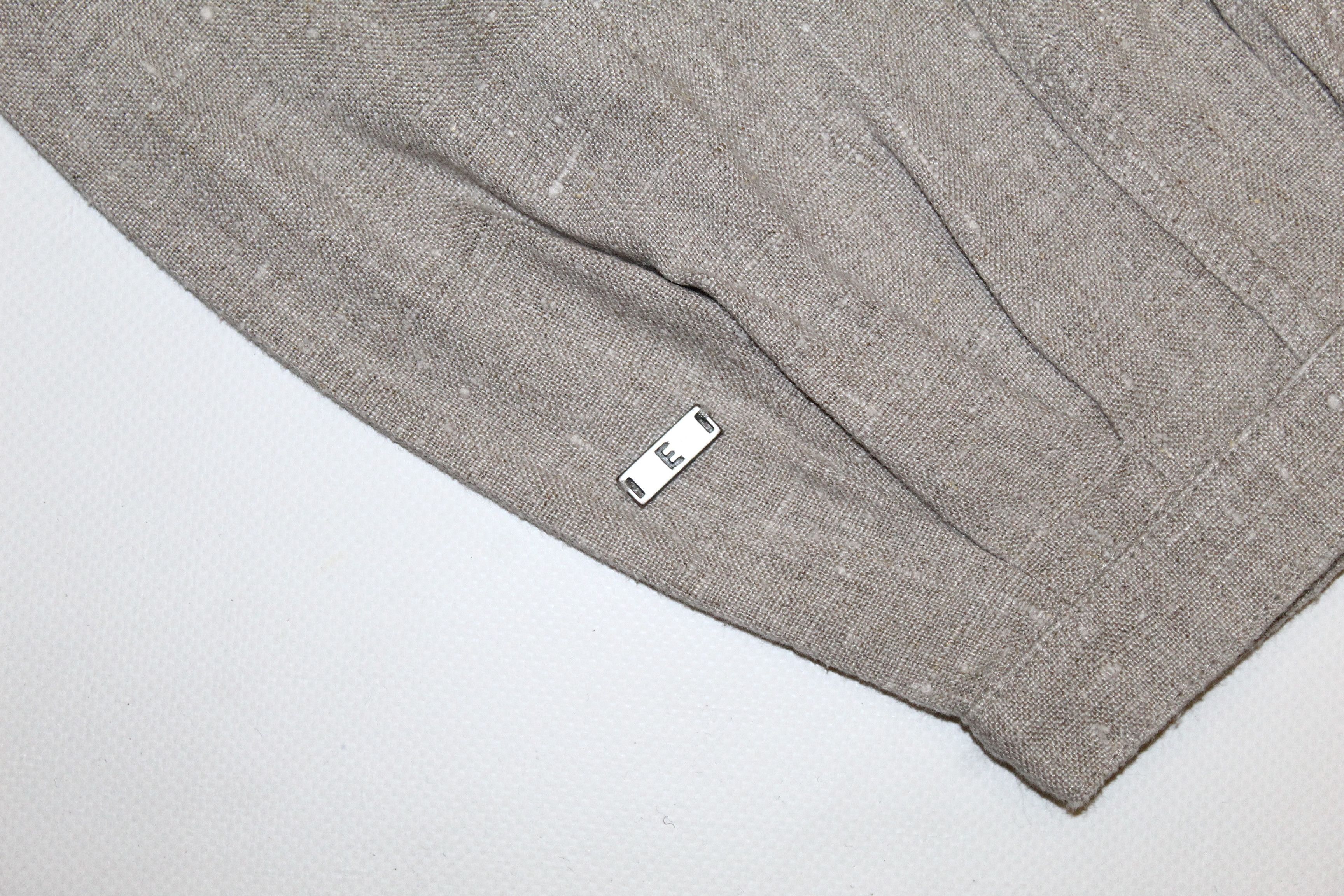 Ivan Grundahl E-Avantgarde DK Woven Raw Linen Drop Crotch Balloon Pants Size US 31 - 5 Thumbnail