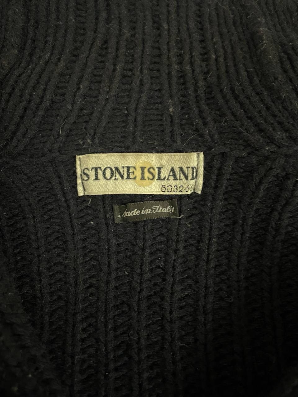 Stone Island Stone Island Sweater Navy Wool Size US XL / EU 56 / 4 - 9 Thumbnail