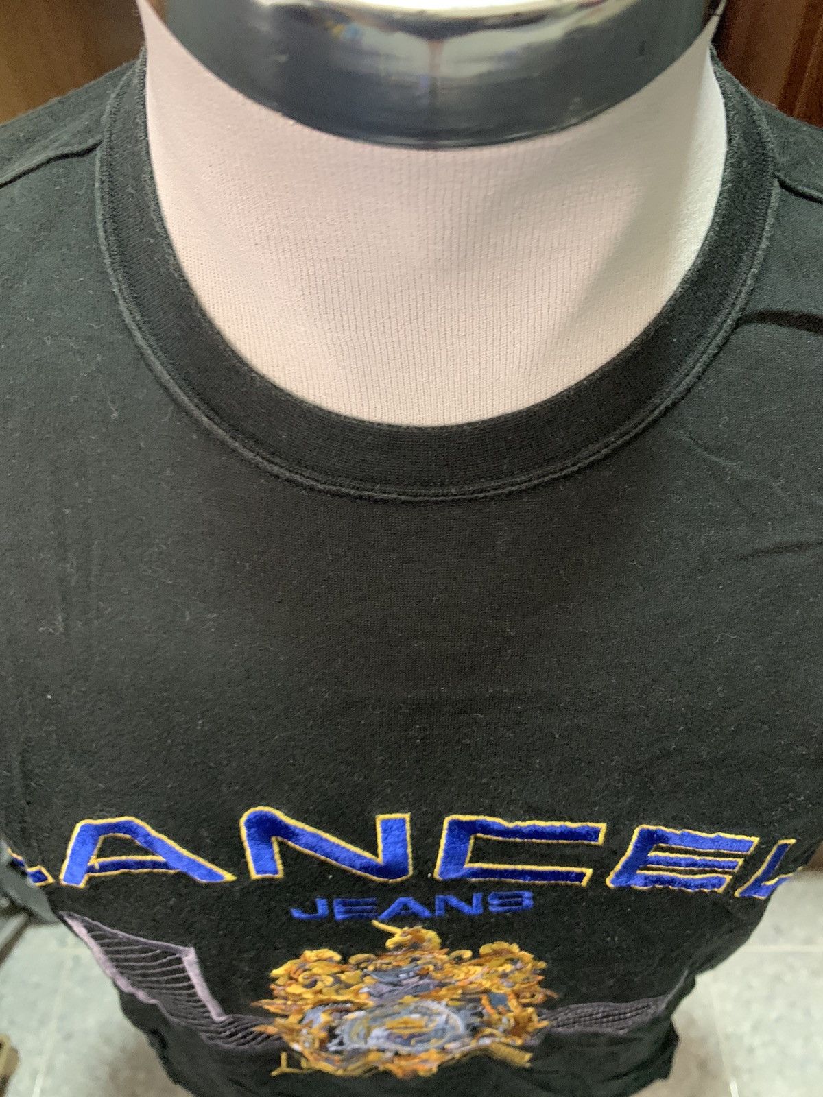 Lancel × Vintage Lancel jeans black tee Size US L / EU 52-54 / 3 - 6 Thumbnail