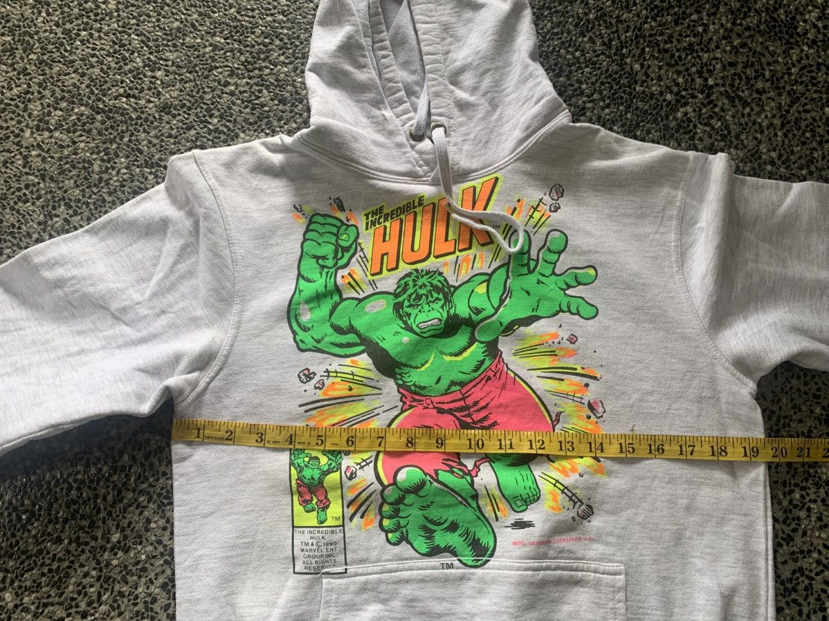 Marvel Comics × Vintage Vintage 90s The Incredible Hulk Marvel Sweatshirt Hoodie Size US S / EU 44-46 / 1 - 9 Thumbnail
