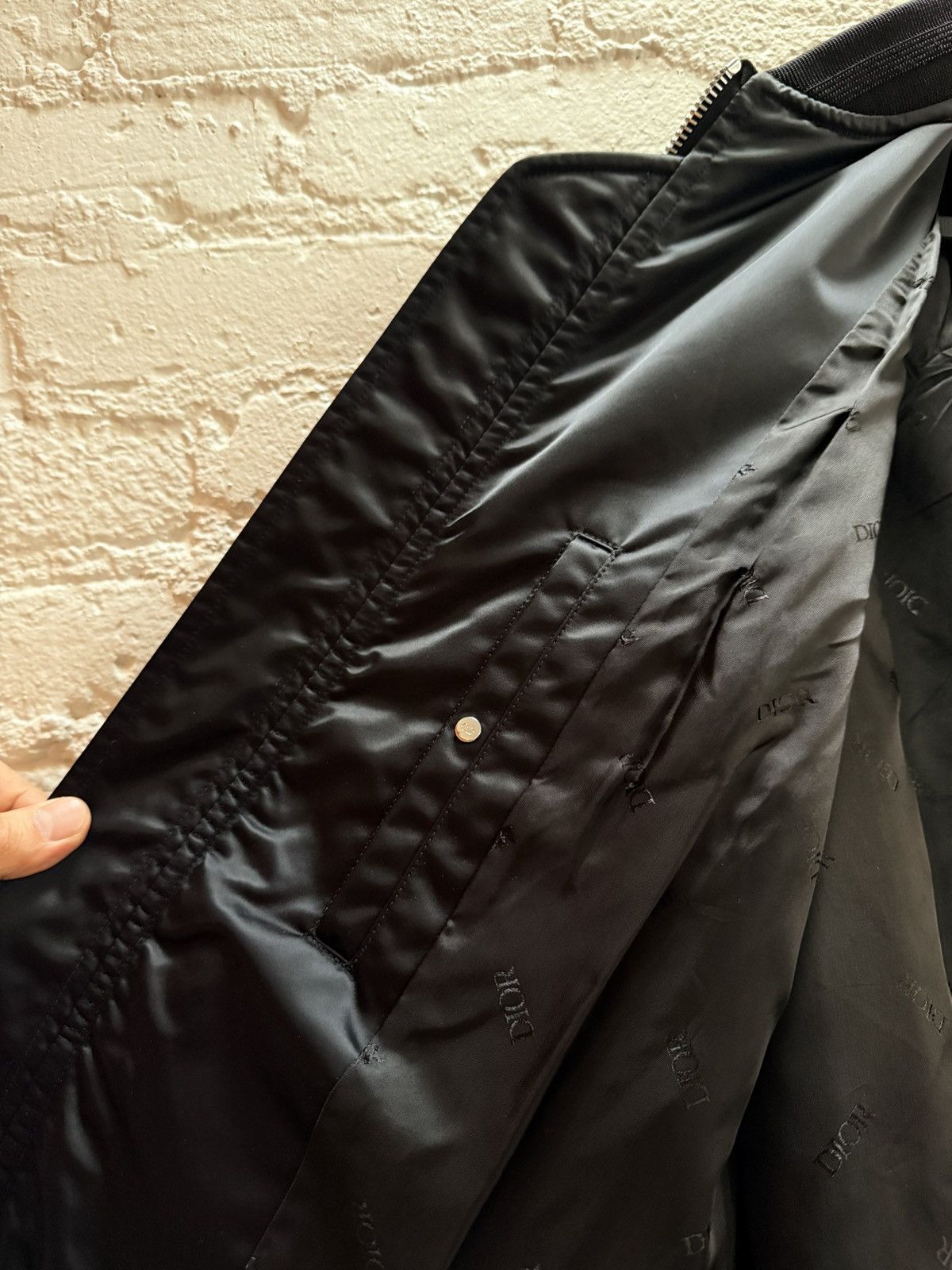 Dior FW21 Peter Doig Satin Nylon Bomber Jacket Size US XXL / EU 58 / 5 - 6 Thumbnail