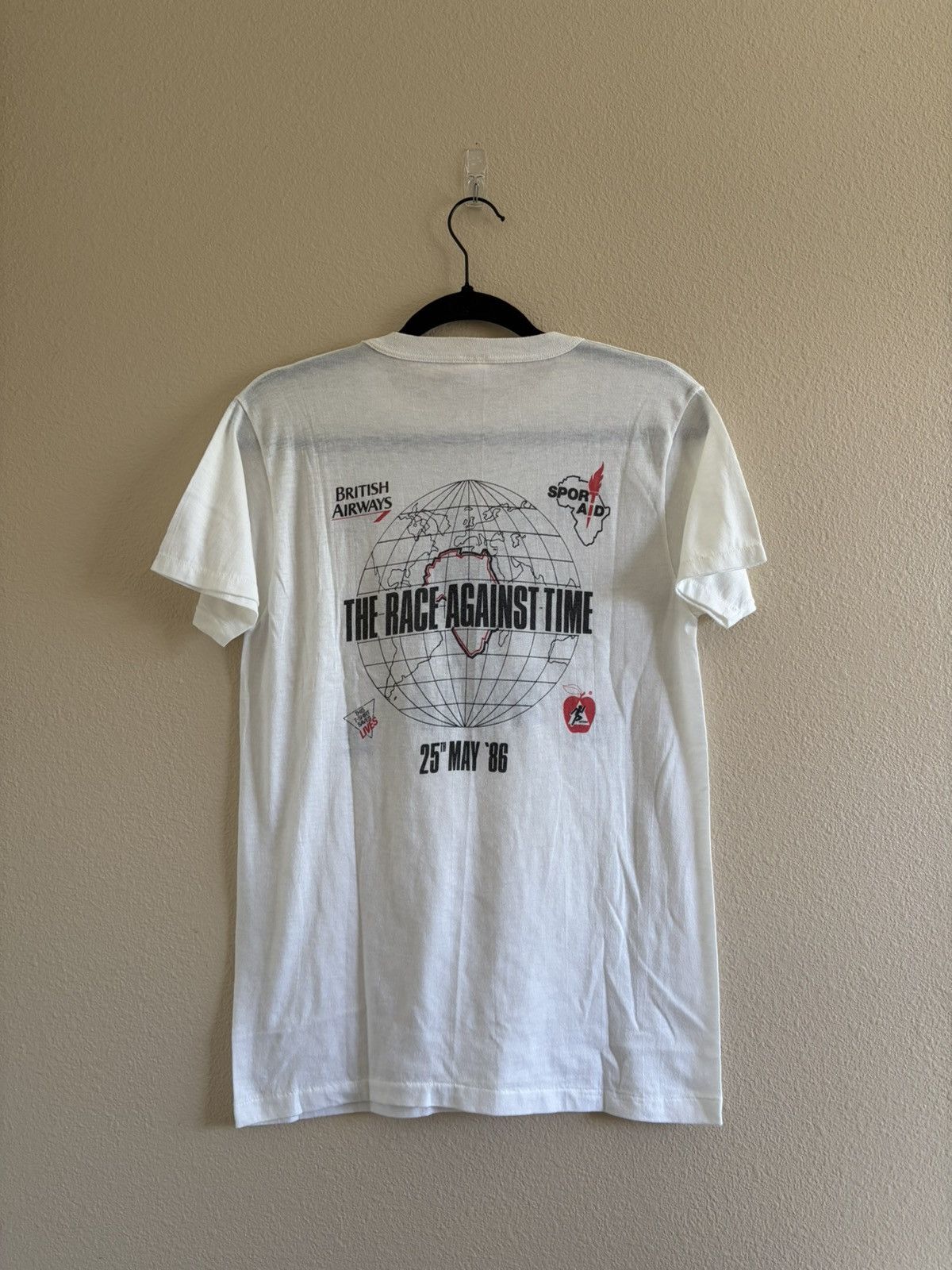 Vintage True Vintage 1986 Sport Aid “I Ran the World” UNICEF Tee M/L Size US M / EU 48-50 / 2 - 2 Thumbnail