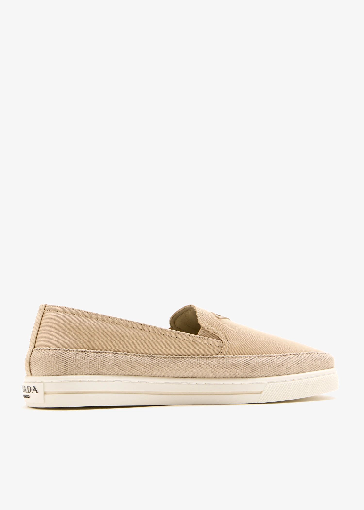 Prada o1mt1gz0526 Re-Nylon Slip-On Sneakers in Beige Size US 9 / EU 42 - 3 Thumbnail