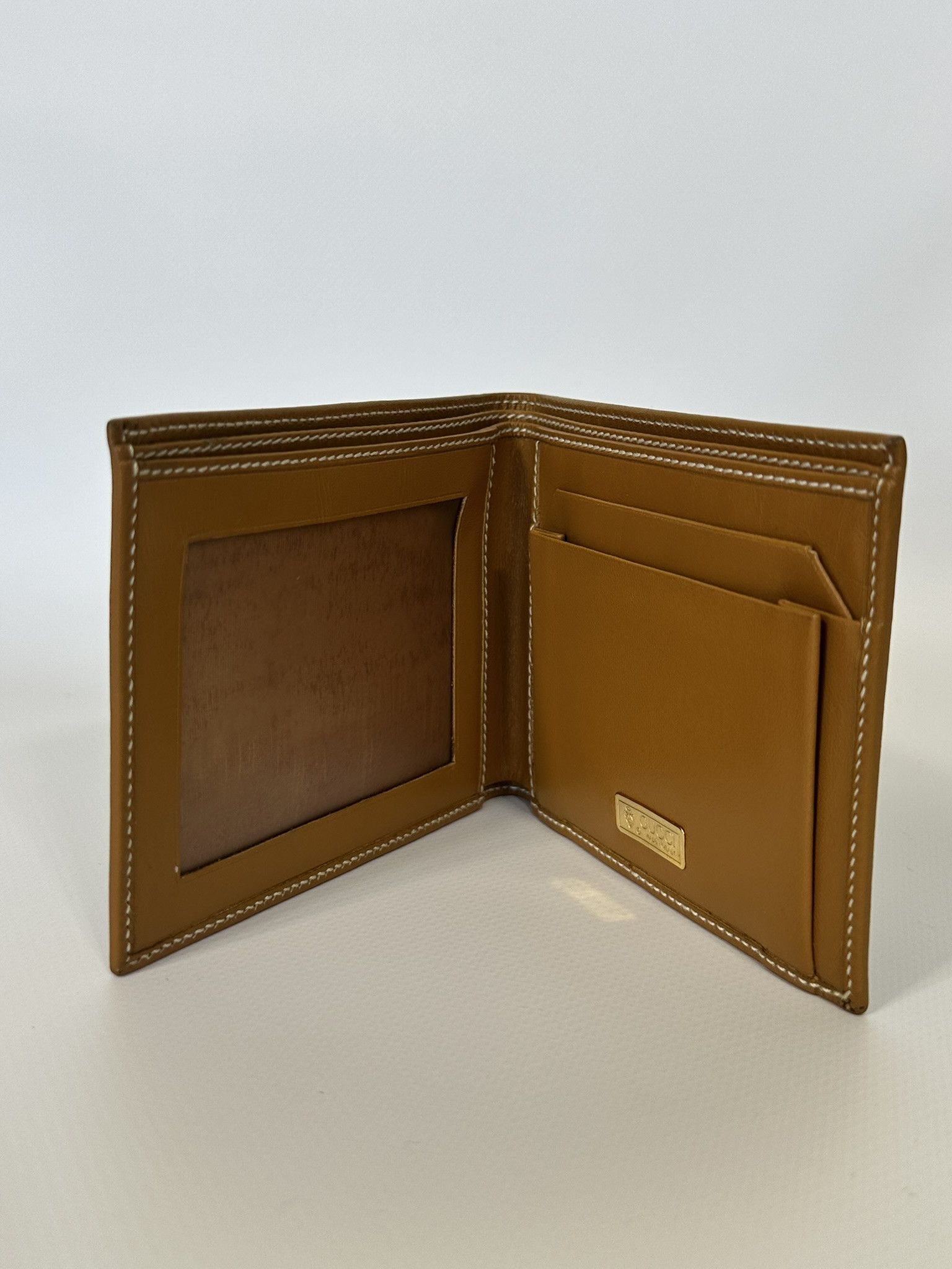 Gucci Gucci Wallet Vintage GG Monogram Canvas Leather Beige Size ONE SIZE - 9 Thumbnail