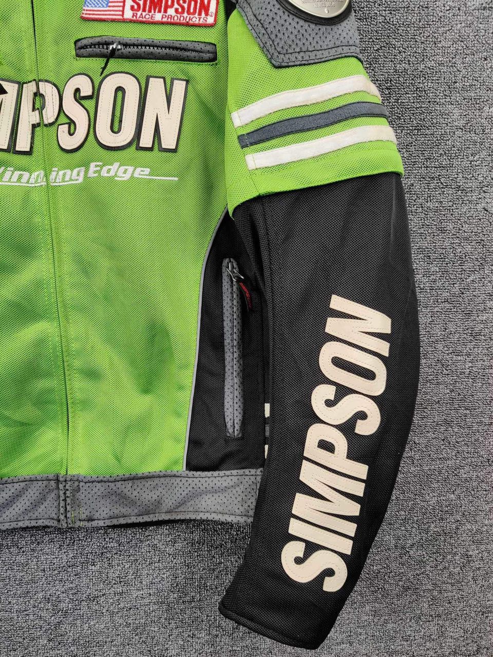Vintage Vintage Simpson Racing Team Motorcycle Jacket Size US M / EU 48-50 / 2 - 3 Thumbnail