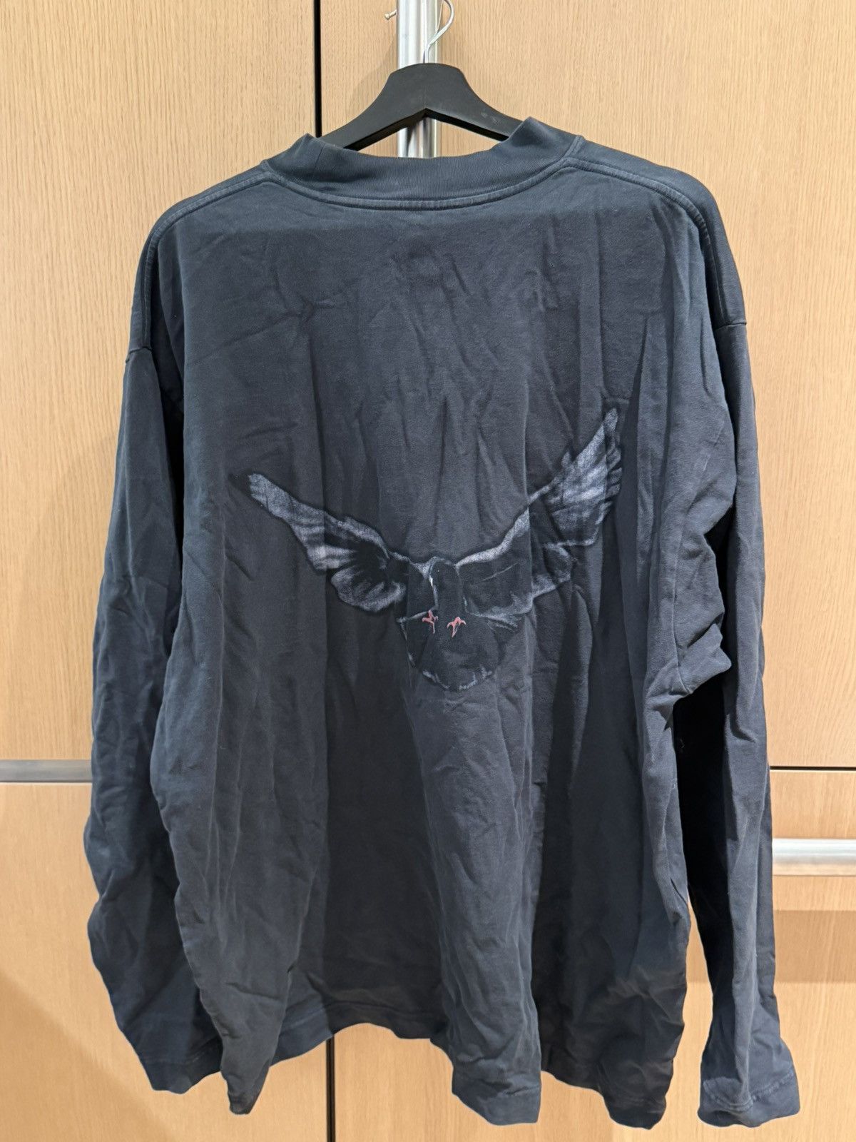 Balenciaga × Gap × Yeezy Yeezy Gap Balenciaga Dove Long-sleeve Shirt Size US M / EU 48-50 / 2 - 2 Thumbnail