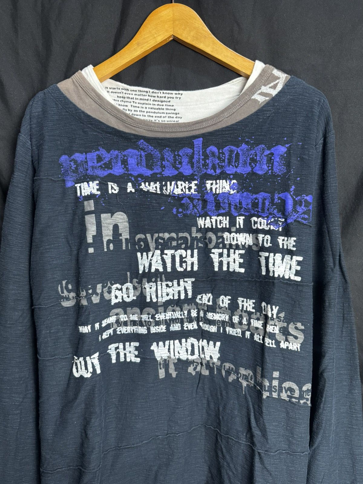 If Six Was Nine japanese poem longsleeve archived Size US L / EU 52-54 / 3 - 2 Thumbnail
